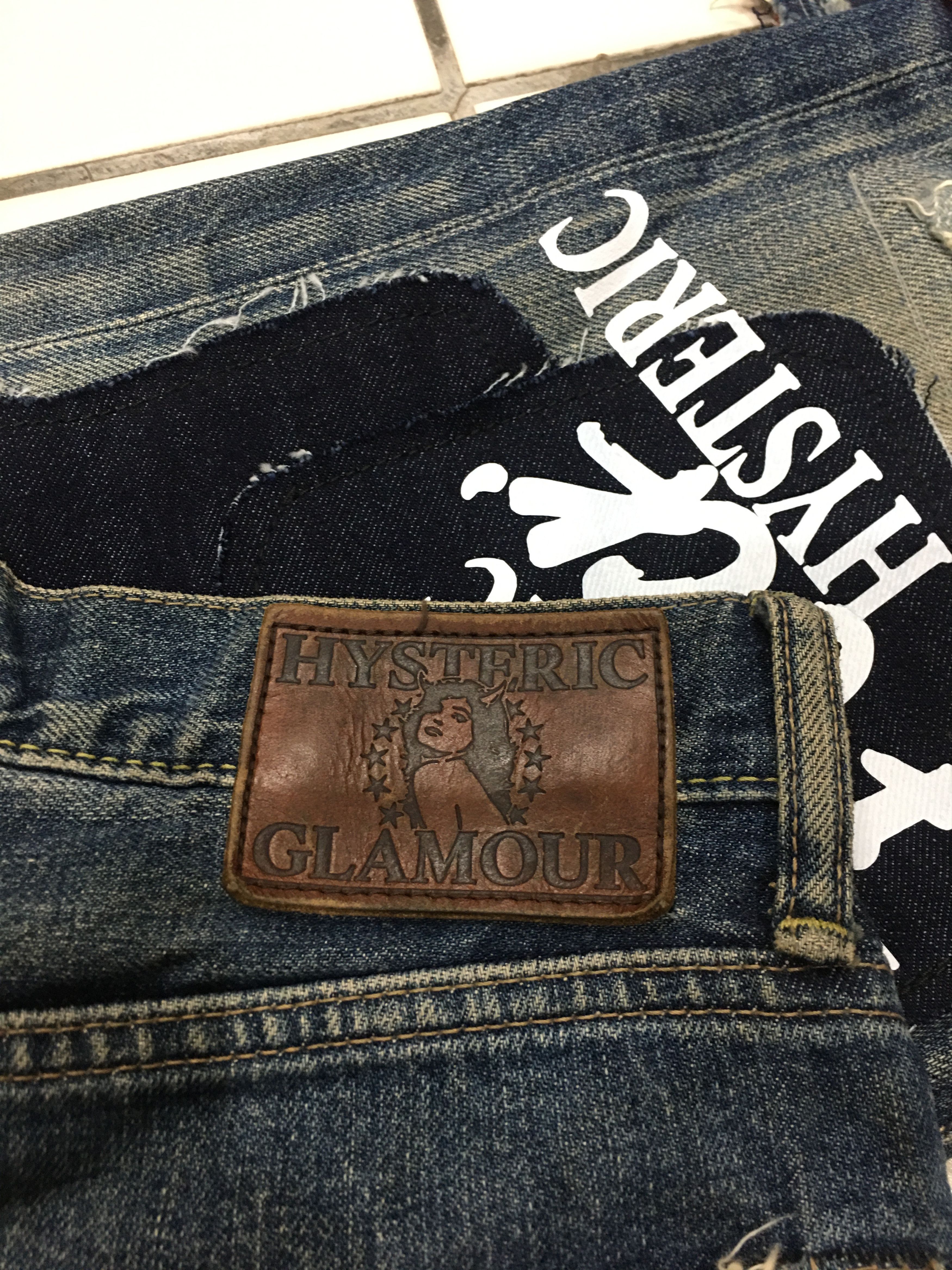 Hysteric Glamour 🔥hysteric glamour punk patcwork Size US 31 - 8 Thumbnail