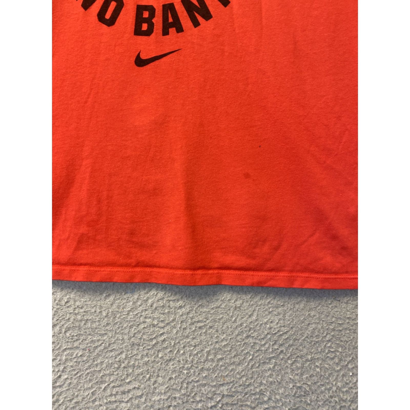 Nike Nike Men’s Red Crew Neck T-Shirt Large Short Sleeve 90s Graphic Cotton Size US L / EU 52-54 / 3 - 3 Thumbnail