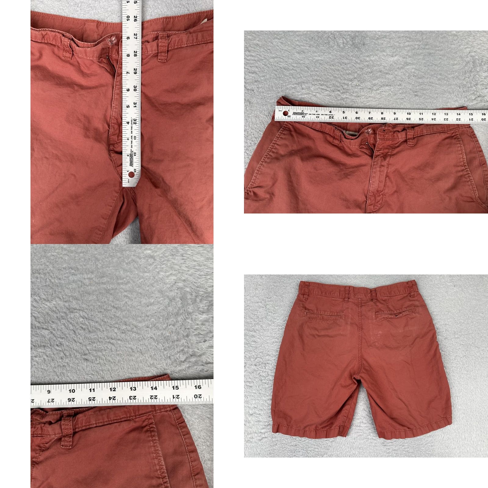 Patagonia Patagonia Shorts Mens 30 Brown Red Organic Cotton Hemp Chino 8 Inseam Casual Size US 30 / EU 46 - 9 Thumbnail