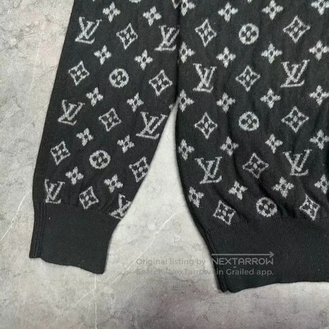 Louis Vuitton louis vuitton logo knit cashmere sweater. Size US XL / EU 56 / 4 - 4 Thumbnail