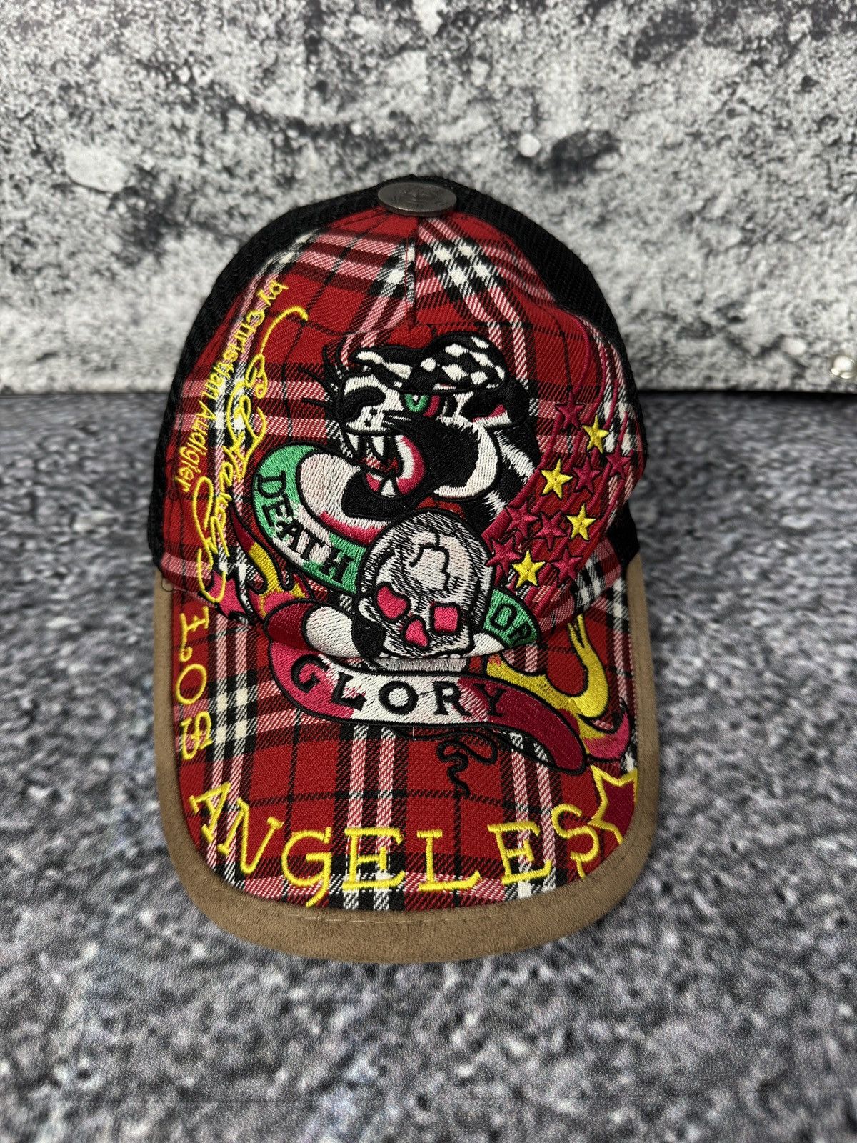 Ed Hardy Ed Hardy by Christian Audigier Cap Death Or Glory Y2K Size ONE SIZE - 2 Thumbnail