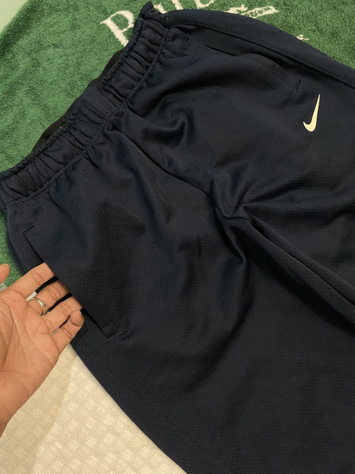 Carhartt Wip × Nike 💥 VINTAGE NIKE SUPER BAGGY 90S WIDE LEG TRACK PANTS Y2K Size US 30 / EU 46 - 5 Thumbnail