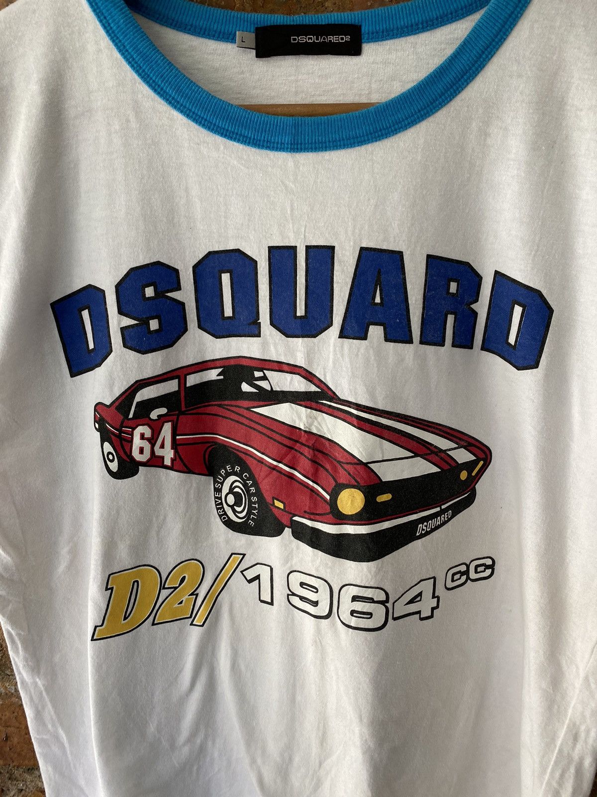 Dsquared2 SS09 Racing Mustang ring tee Size US M / EU 48-50 / 2 - 5 Thumbnail
