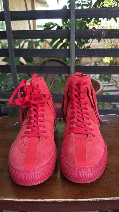 Daniel Patrick Daniel Patrick Men's Hightop Red Shoes Size 9 Pre-Owned! Size US 9 / EU 42 - 1 Thumbnail