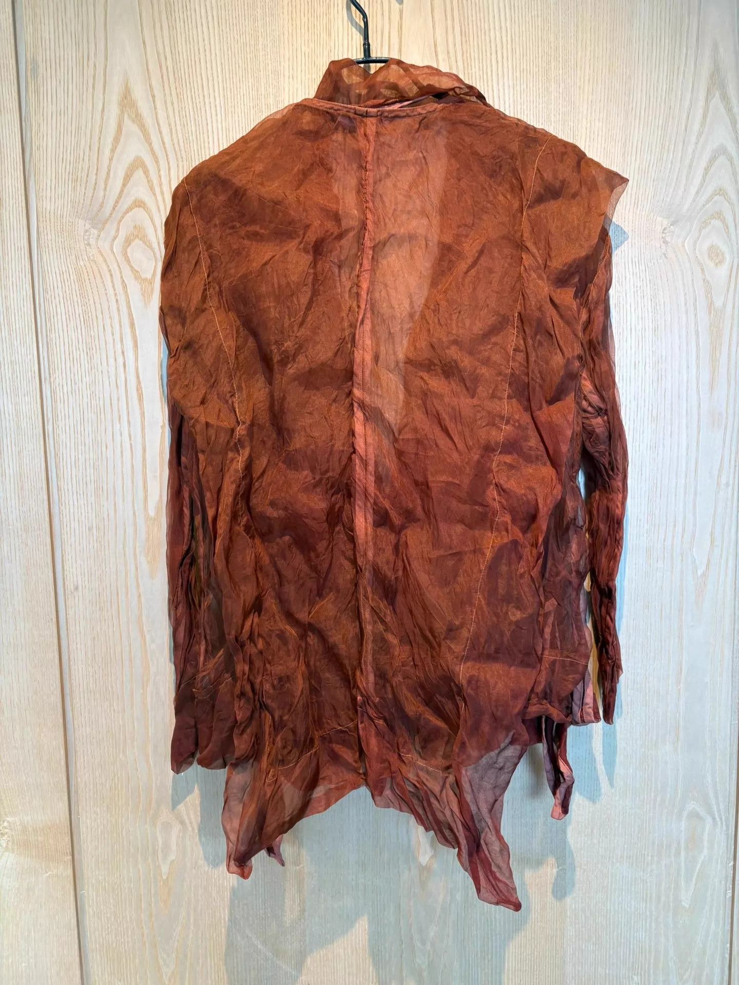 Other Tsolo Munkh Camel Dyed Oversized Silk Shirt M Size M / US 6-8 / IT 42-44 - 6 Thumbnail