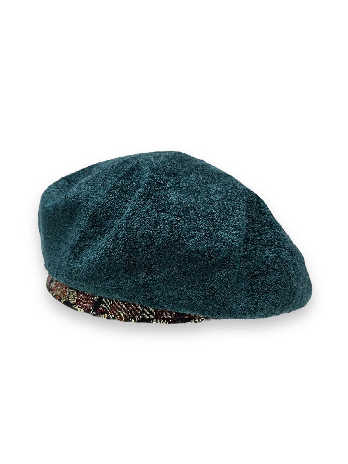 Pierre Balmain Vintage PIERRE BALMAIN PARIS Emerald Green Retro Beret Hat Size ONE SIZE - 4 Thumbnail