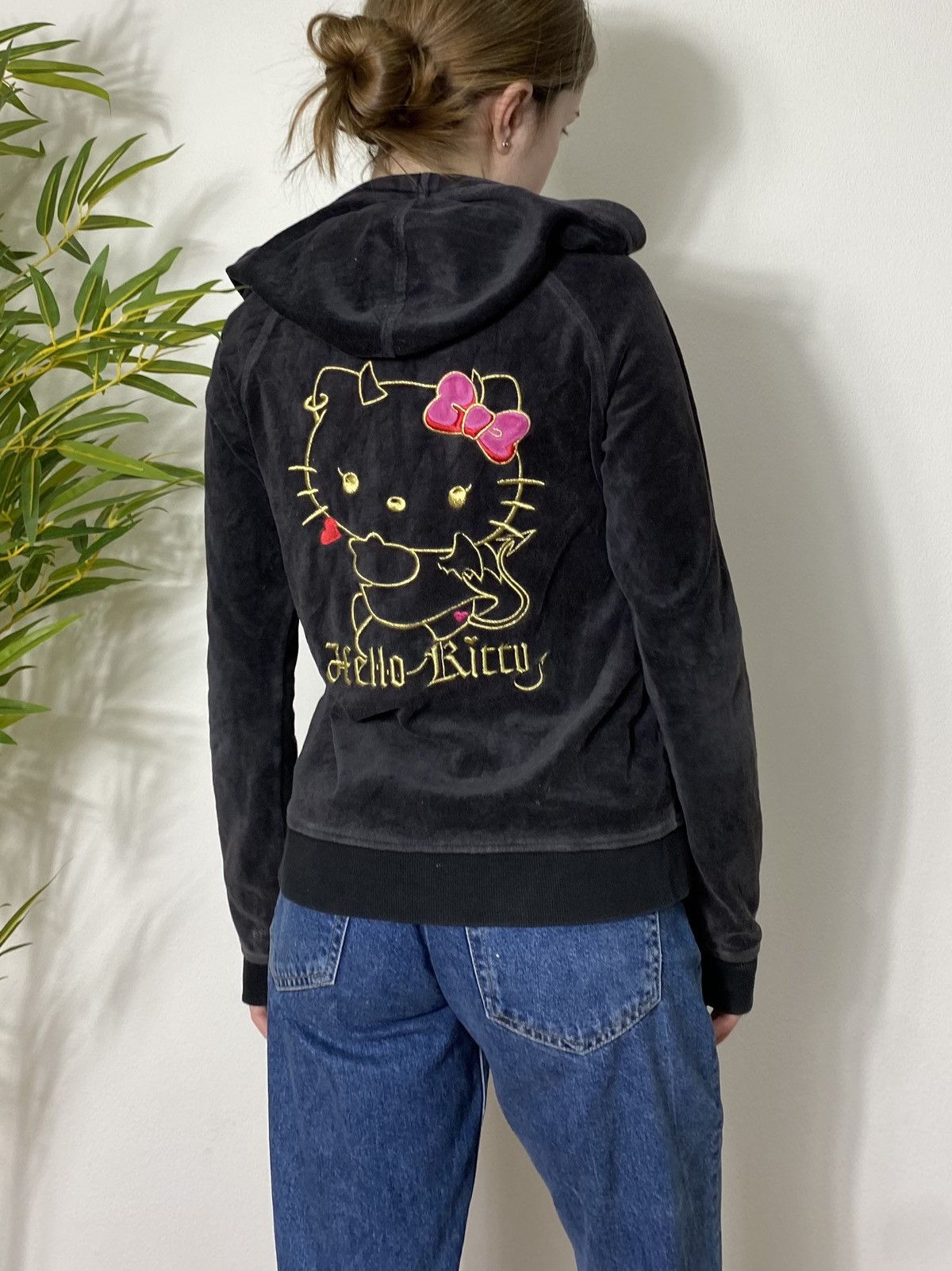 Cartoon Network VINTAGE HELLO KITTY DEVIL 00s JAPAN STYLE VELOUR TRACKSUIT Size S / US 4 / IT 40 - 4 Thumbnail