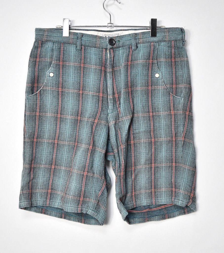 Sasquatchfabrix sasquatchfabrix checker shorts 23860 - 0520 50 Size US 32 / EU 48 - 2 Thumbnail