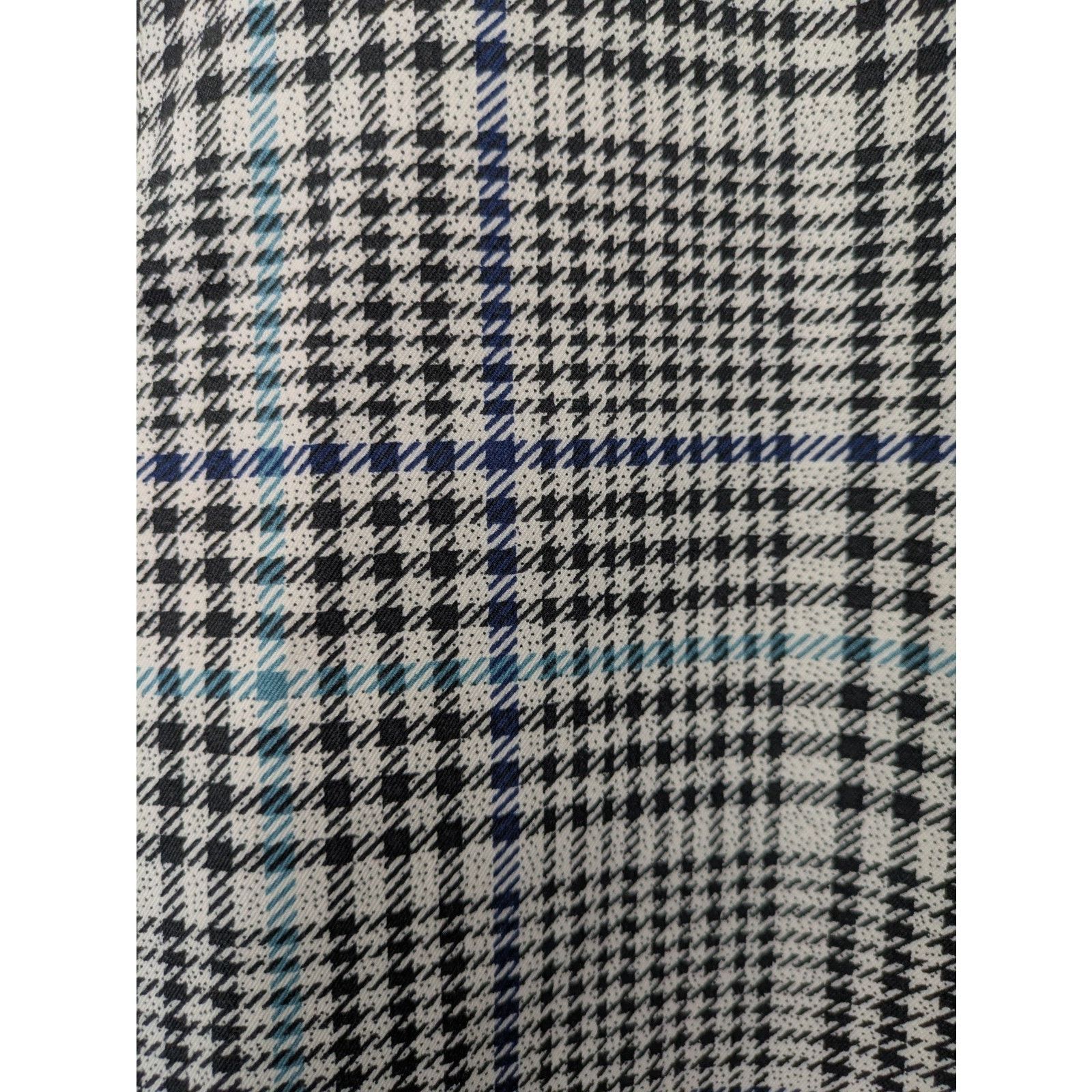 Old Navy Old Navy Hi Rise Pixie Pants 28 Houndstooth Black White Blue Size 28" / US 6 / IT 42 - 7 Thumbnail