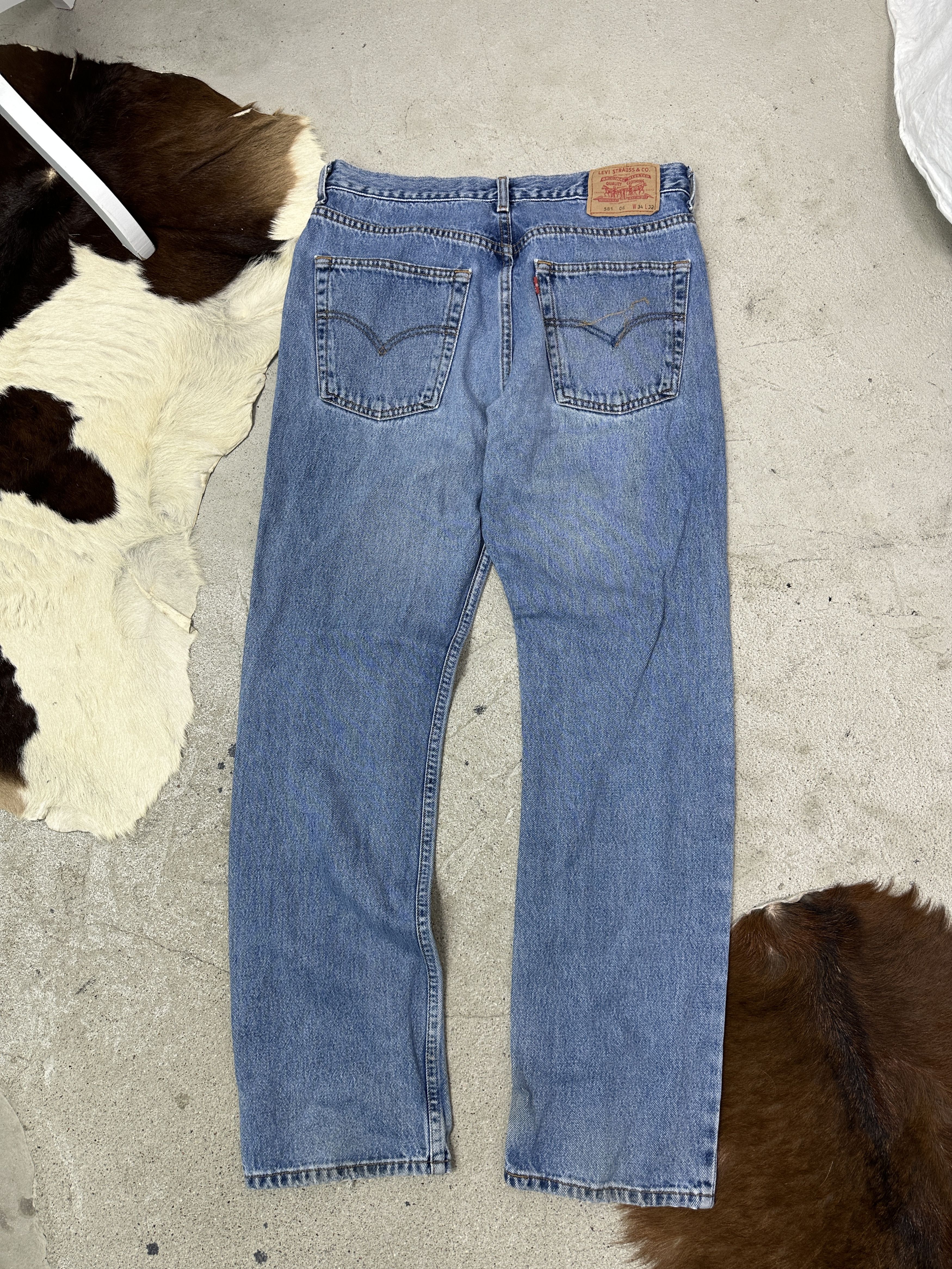 Levi's Vintage Denim Streetwear Old School Levi's 581 Jeans Y2K Size US 34 / EU 50 - 1 Thumbnail