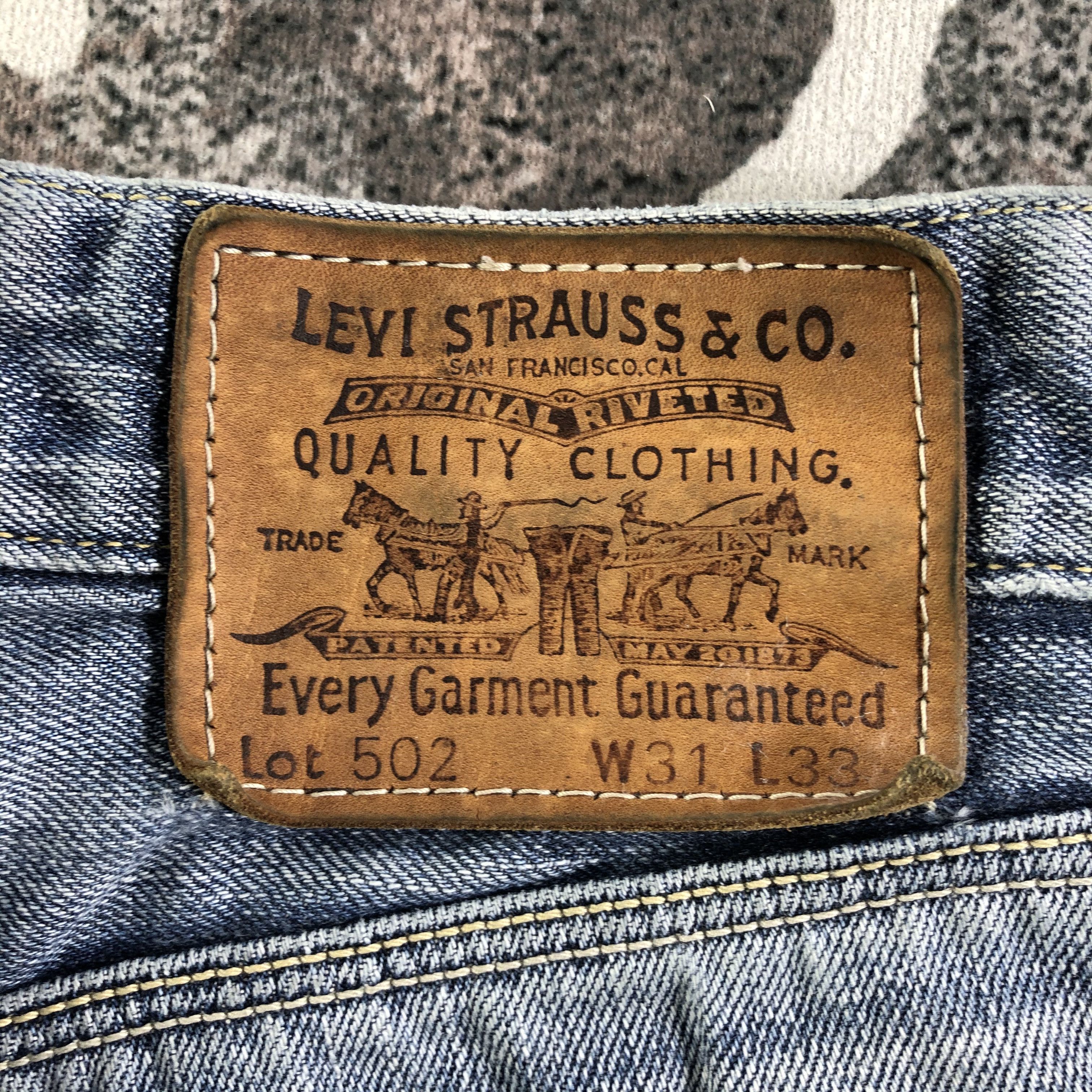 Levi's Distress Vintage Levis 502 Jeans Medium Wash Denim KJ2260 Size US 30 / EU 46 - 5 Thumbnail