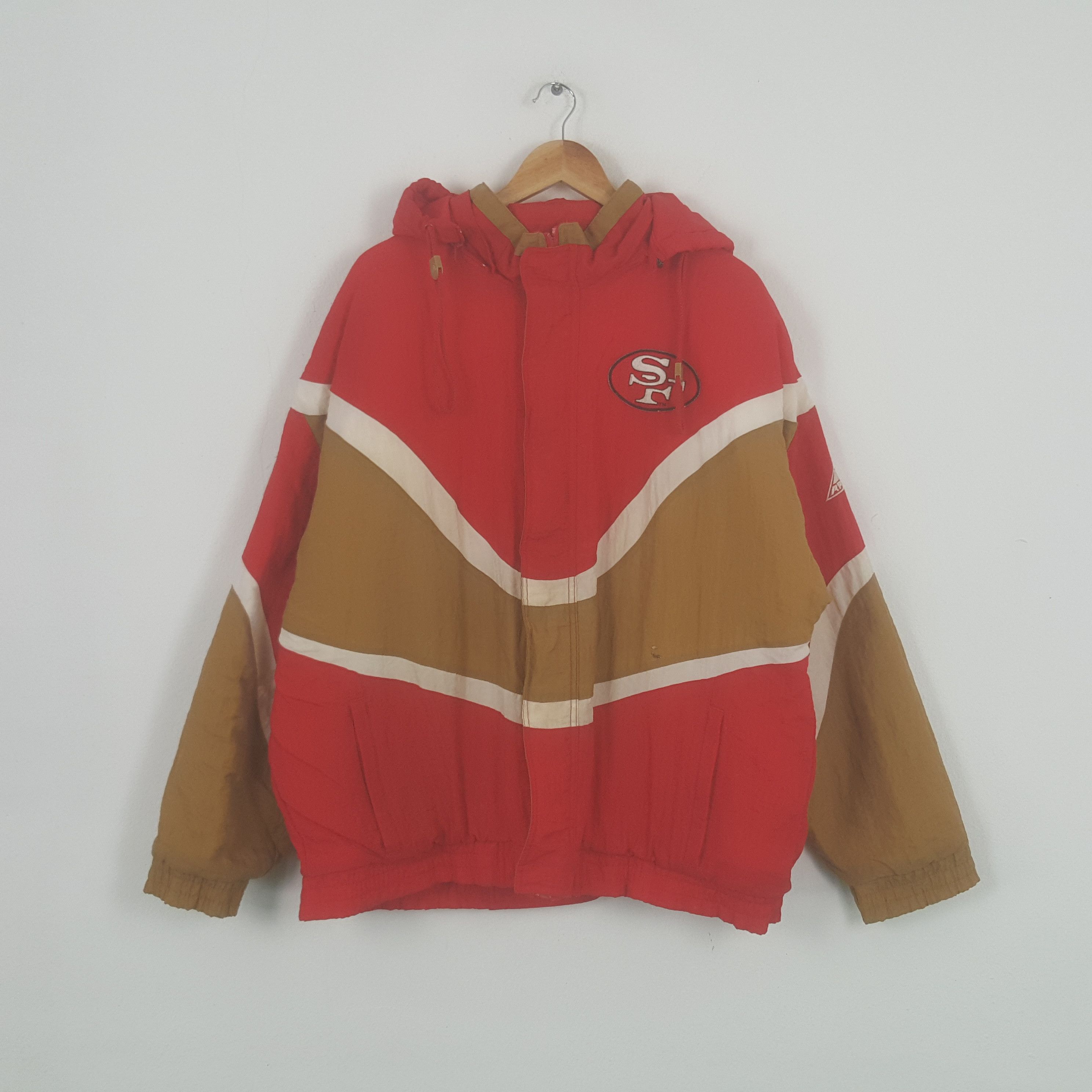 NFL × Vintage Vintage San Francisco 49ers American Football NFL Jacket Size US XXL / EU 58 / 5 - 3 Thumbnail