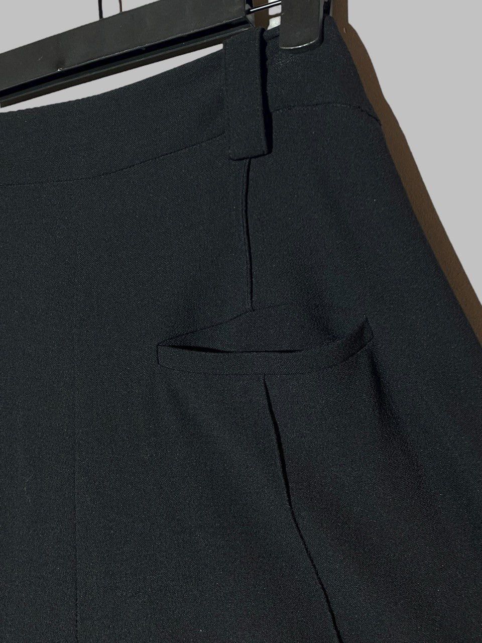 Annette Gortz Annette Gortz Black Straight Pleated Pants Size 26" / US 2 / IT 38 - 15 Thumbnail