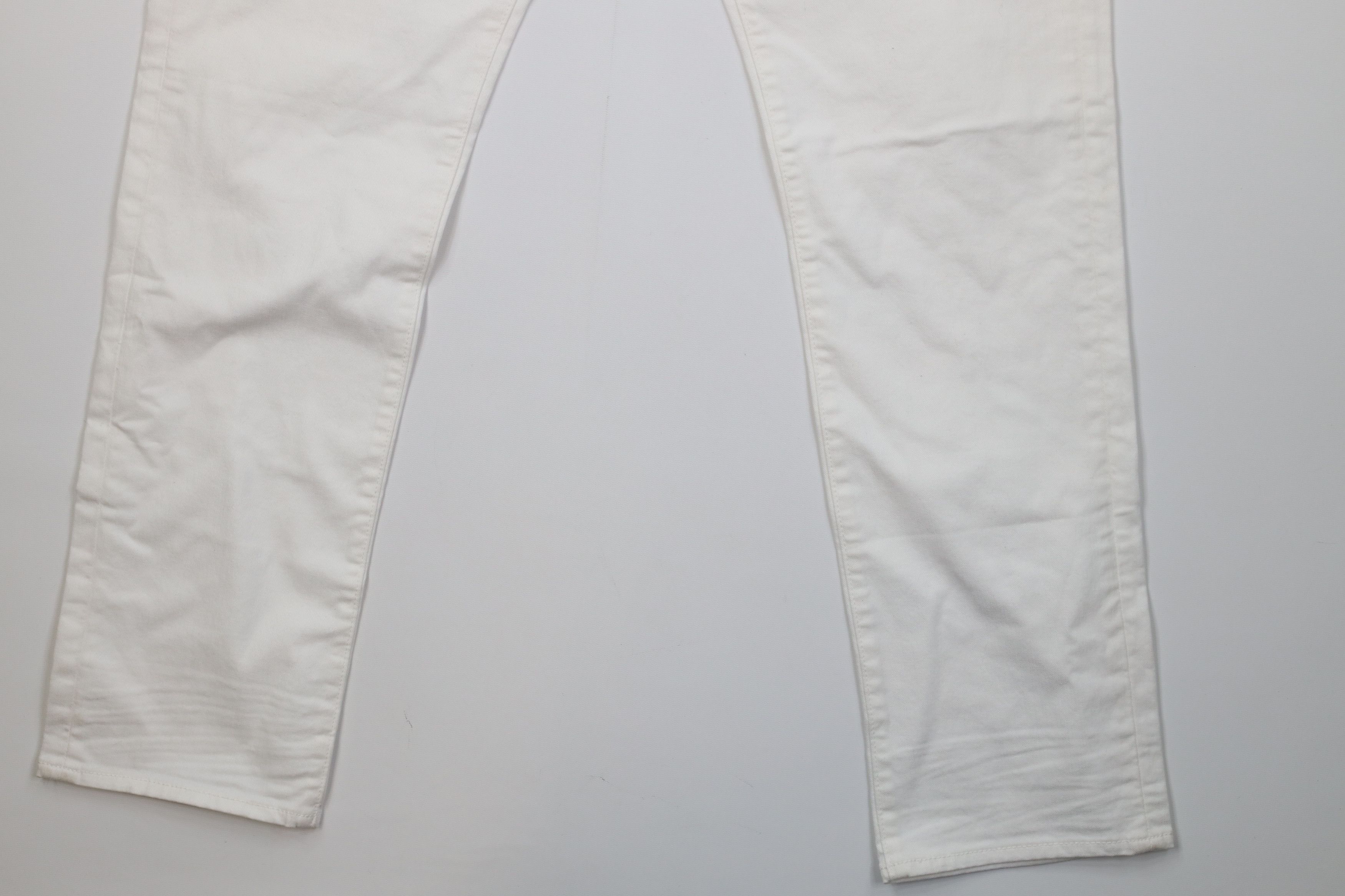 Gap Deadstock Vintage Y2K Gap Straight Leg Denim Jeans White Size US 33 - 5 Thumbnail