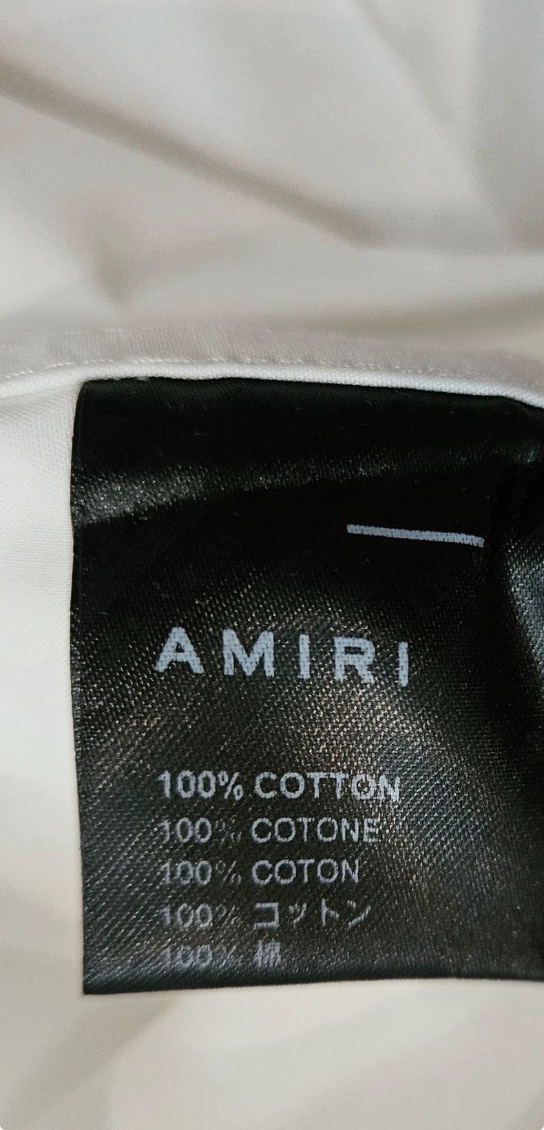 Amiri Amiri embroidered logo shirt Size US M / EU 48-50 / 2 - 5 Thumbnail