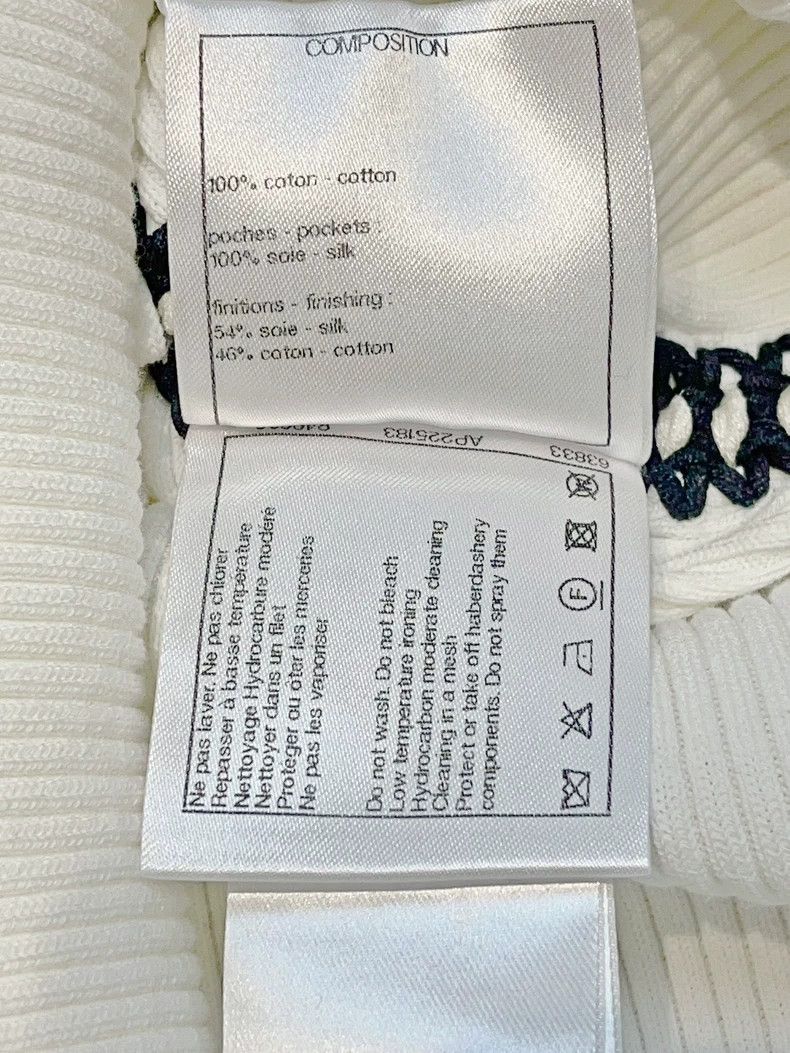 Chanel Chanel 22C white knitted suspender dress Size XS / US 0-2 / IT 36-38 - 6 Thumbnail