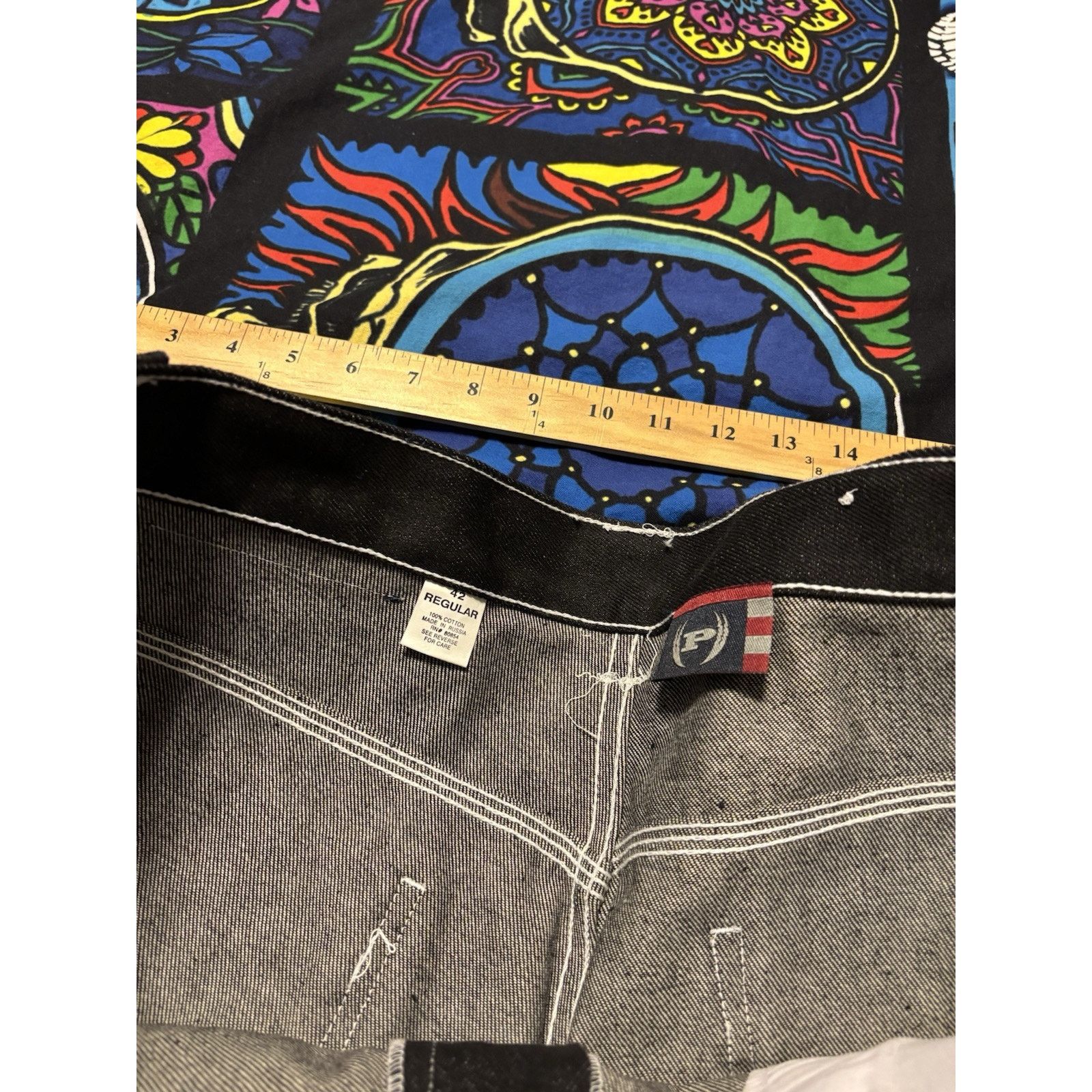 Other Vintage phat farm black hip hop baggy size 42 jorts. y2k NWT Size US 42 / EU 58 - 9 Thumbnail