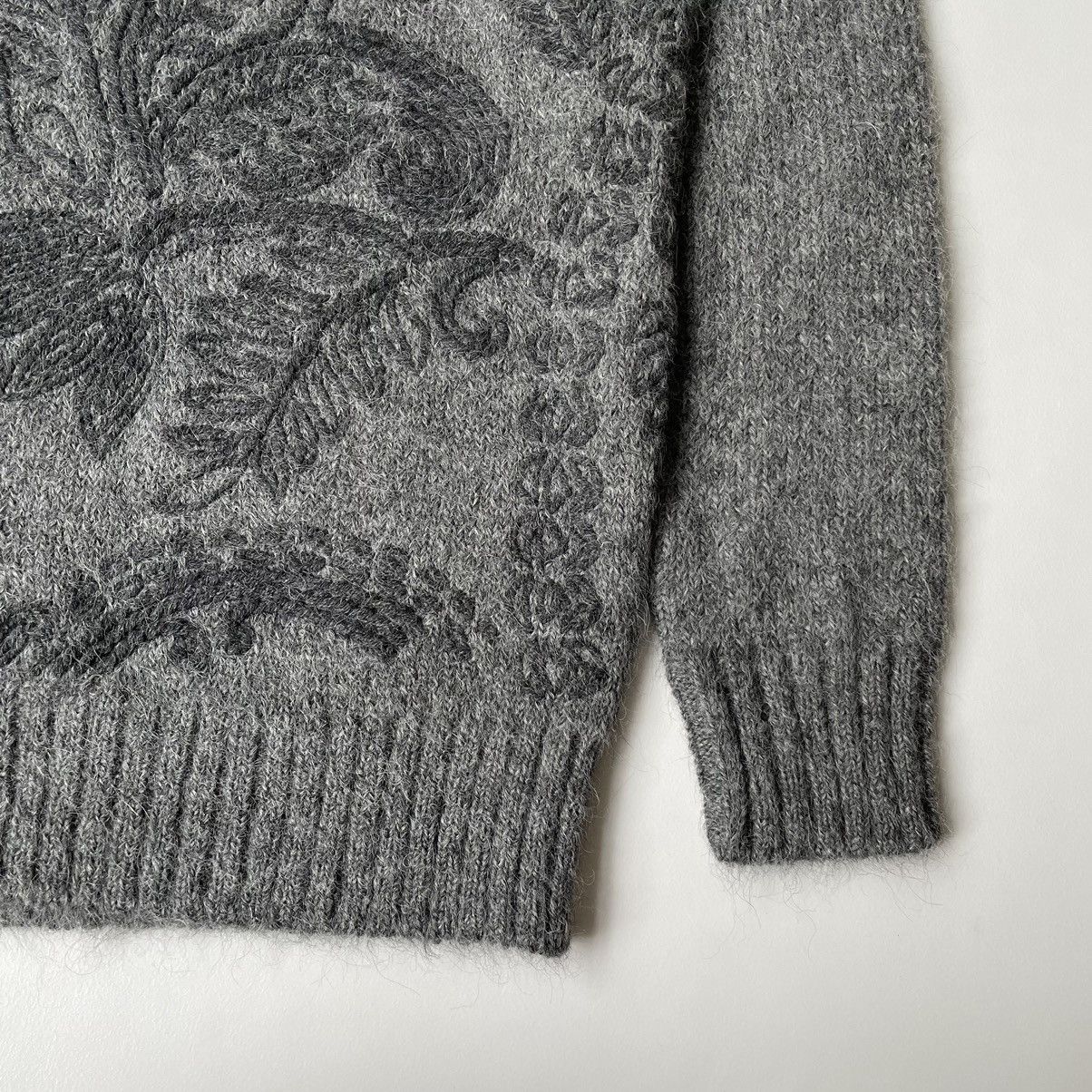 Dries Van Noten Sample Embroidered Mohair Sweater Size US M / EU 48-50 / 2 - 10 Thumbnail