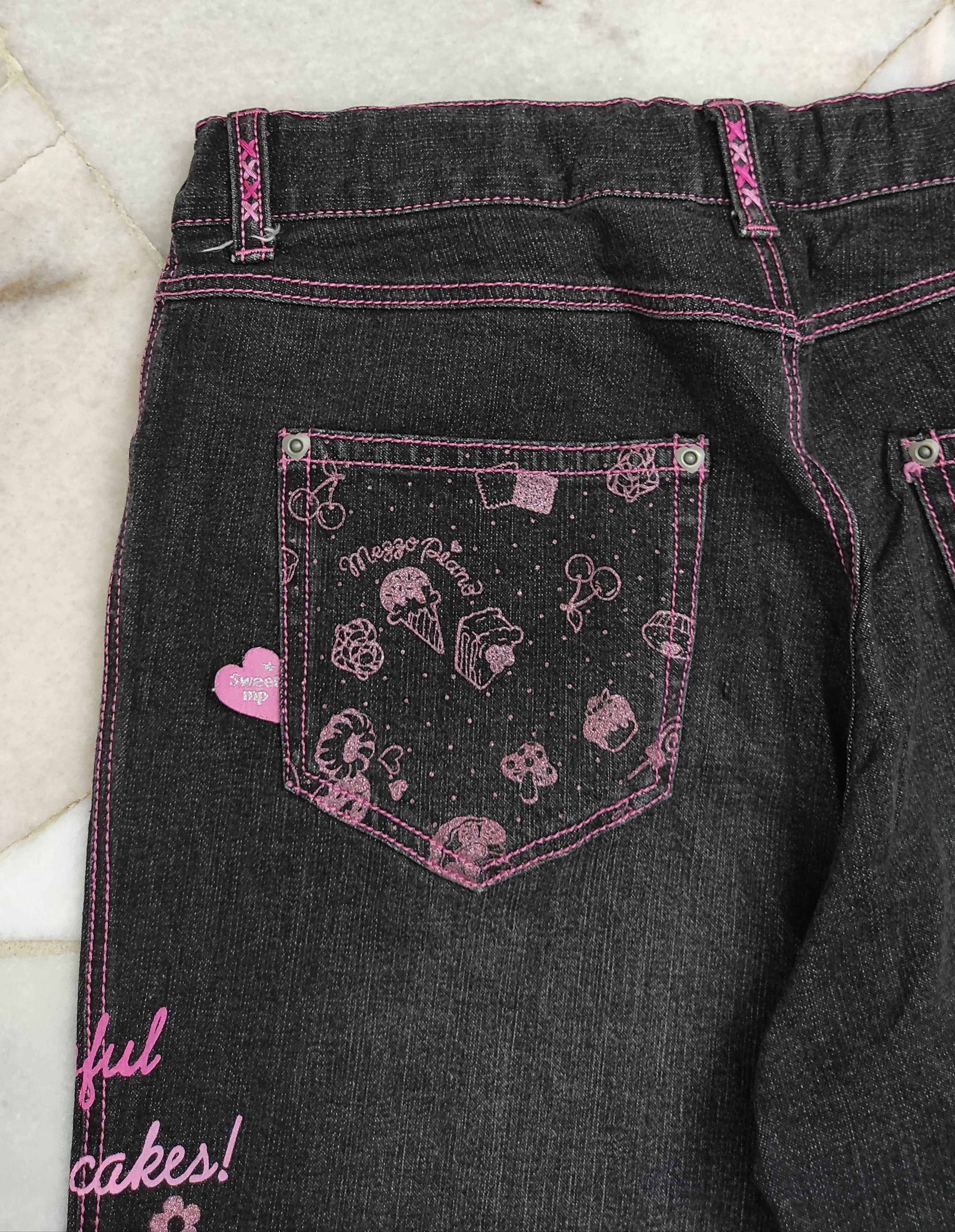 Japanese Brand Fw2000 I LOVE MEZZO PIANO JEANS Size 28" / US 6 / IT 42 - 15 Thumbnail