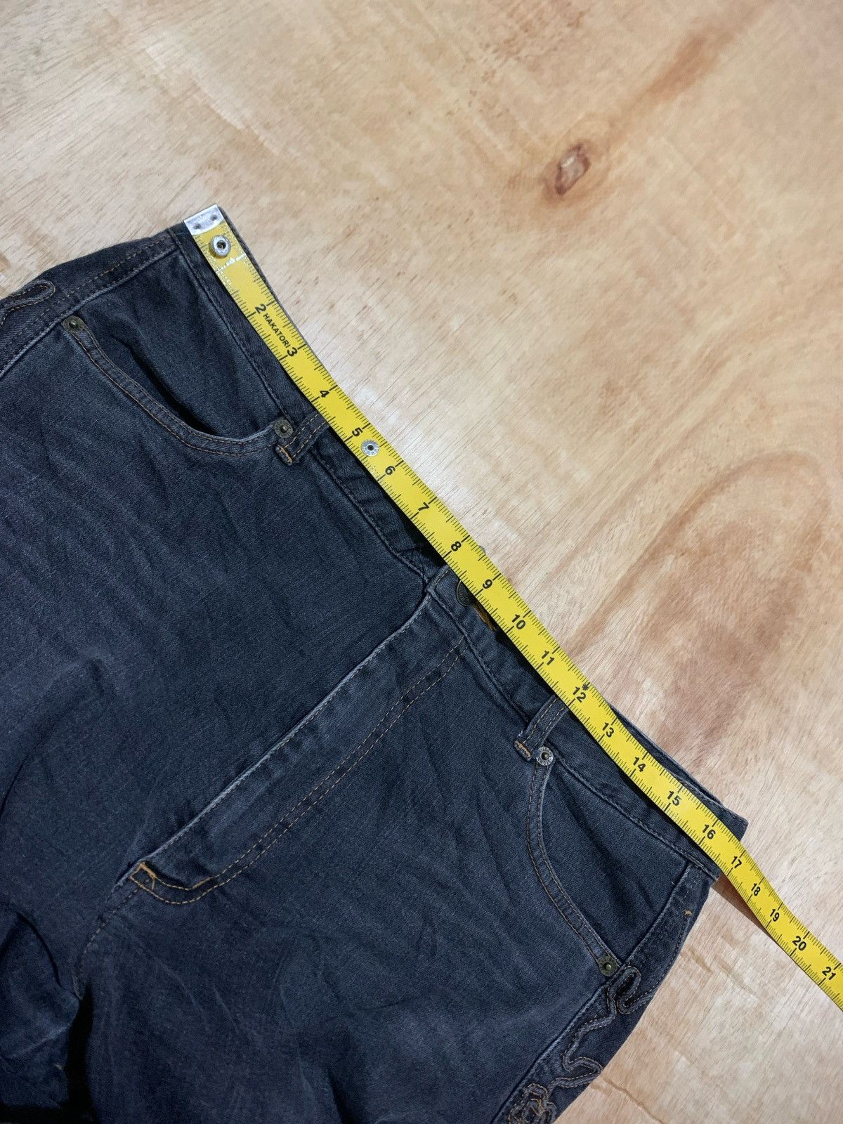 If Six Was Nine × Japanese Brand × Tornado Mart Flare Browdwin Jeans side Flowes Bootcut Size US 33 - 8 Thumbnail