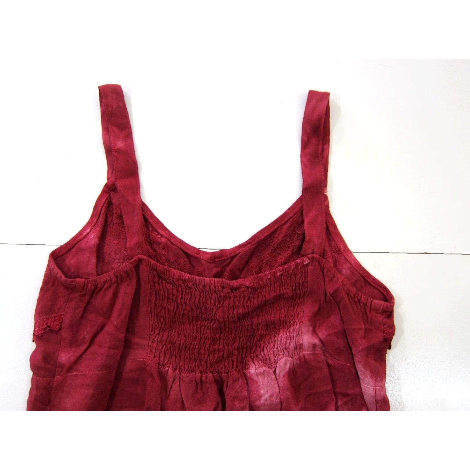 Vintage Vintage L.S.I. India 100% Rayon Beaded Embroidered Hippy Boho Tank Blouse Small Size S / US 4 / IT 40 - 6 Thumbnail