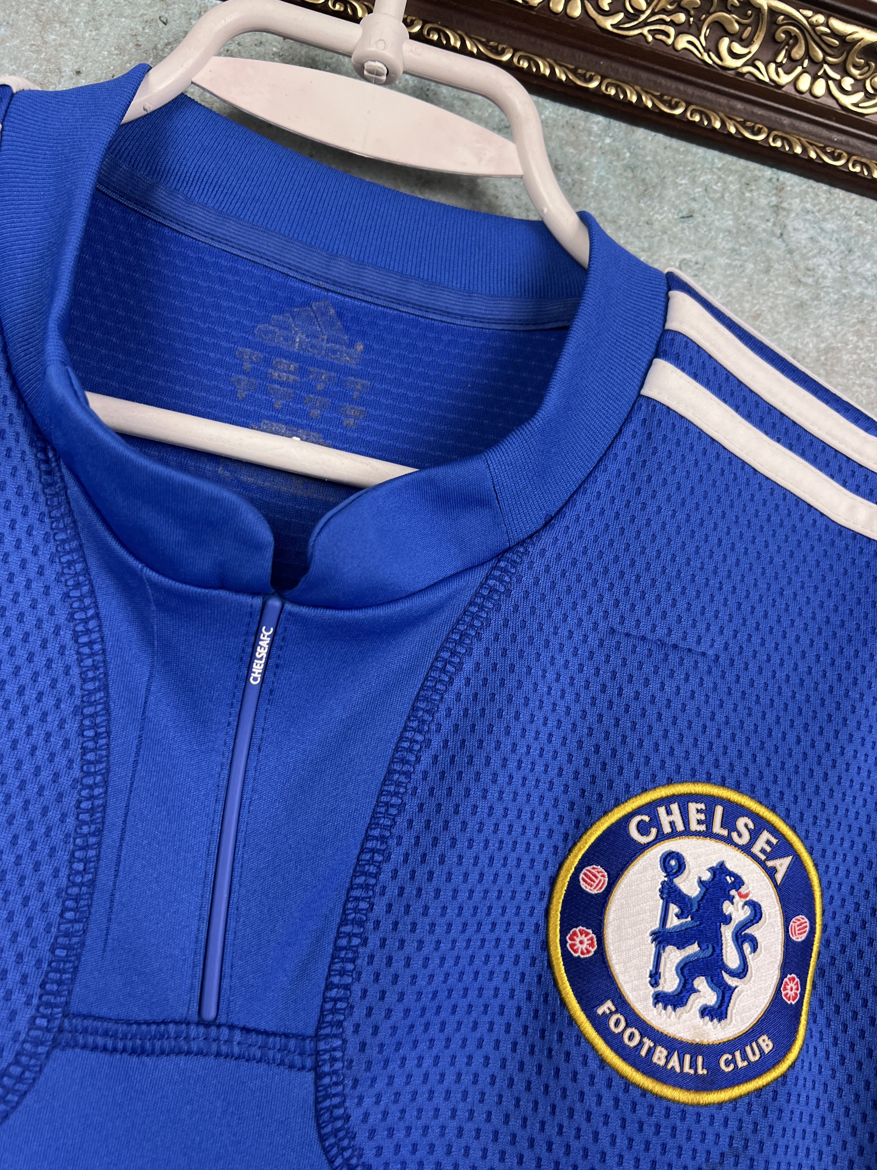 Adidas Chelsea Home football shirt 2009 Soccer #11 Drogba Jersey Size US S / EU 44-46 / 1 - 8 Thumbnail