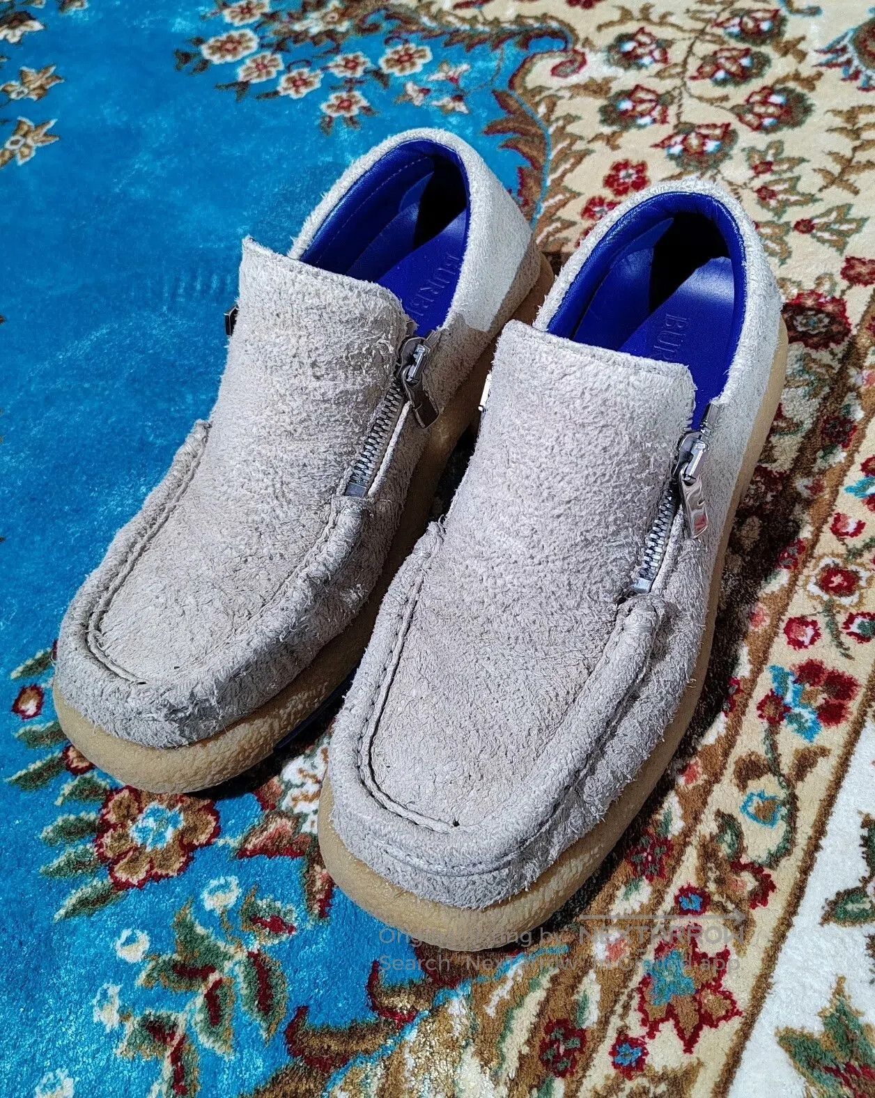 Burberry Burberry Gray Cashmere Slippers. Size US 7 / EU 40 - 1 Thumbnail