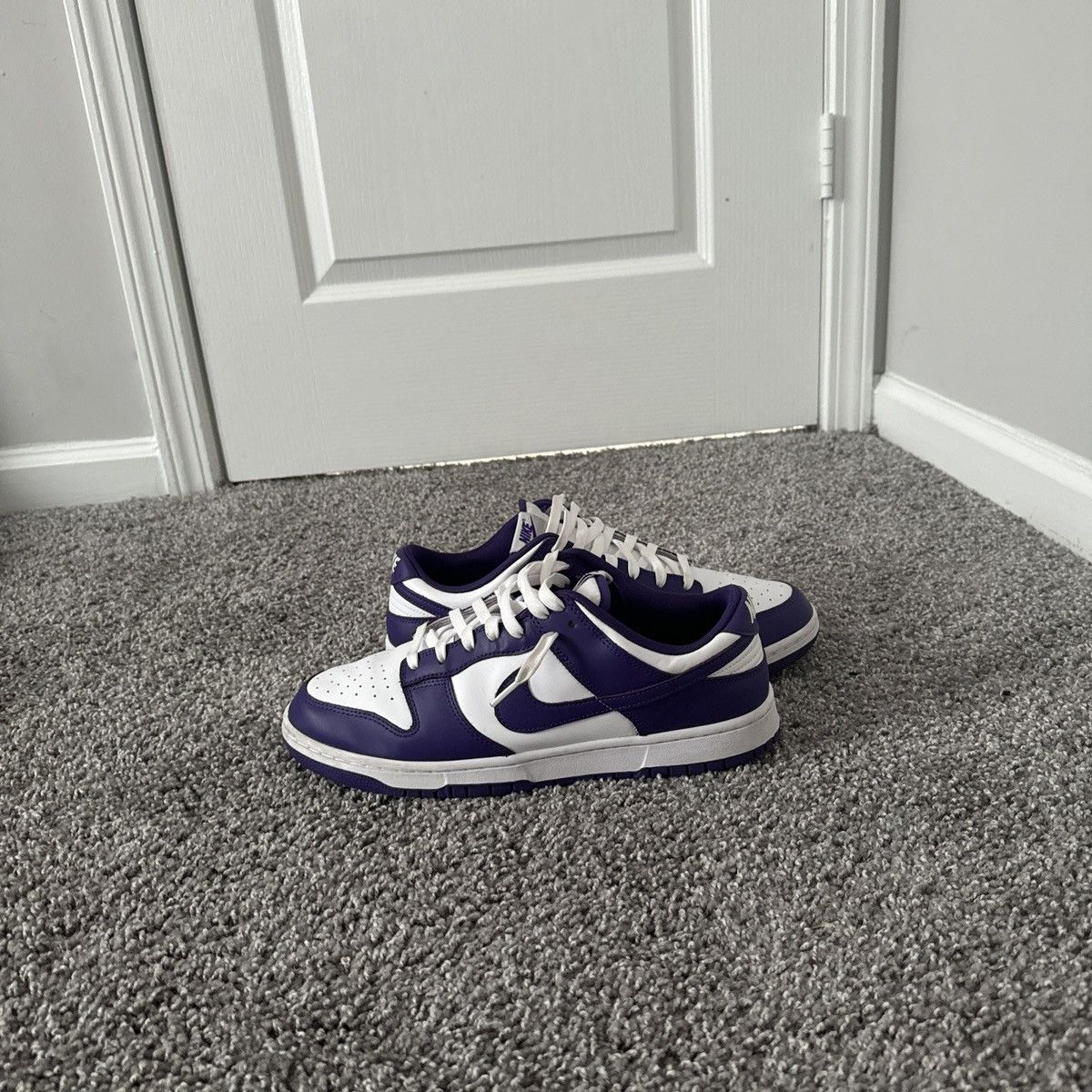 Nike Nike Dunk Low Court Purple Size US 12.5 / EU 45-46 - 6 Thumbnail