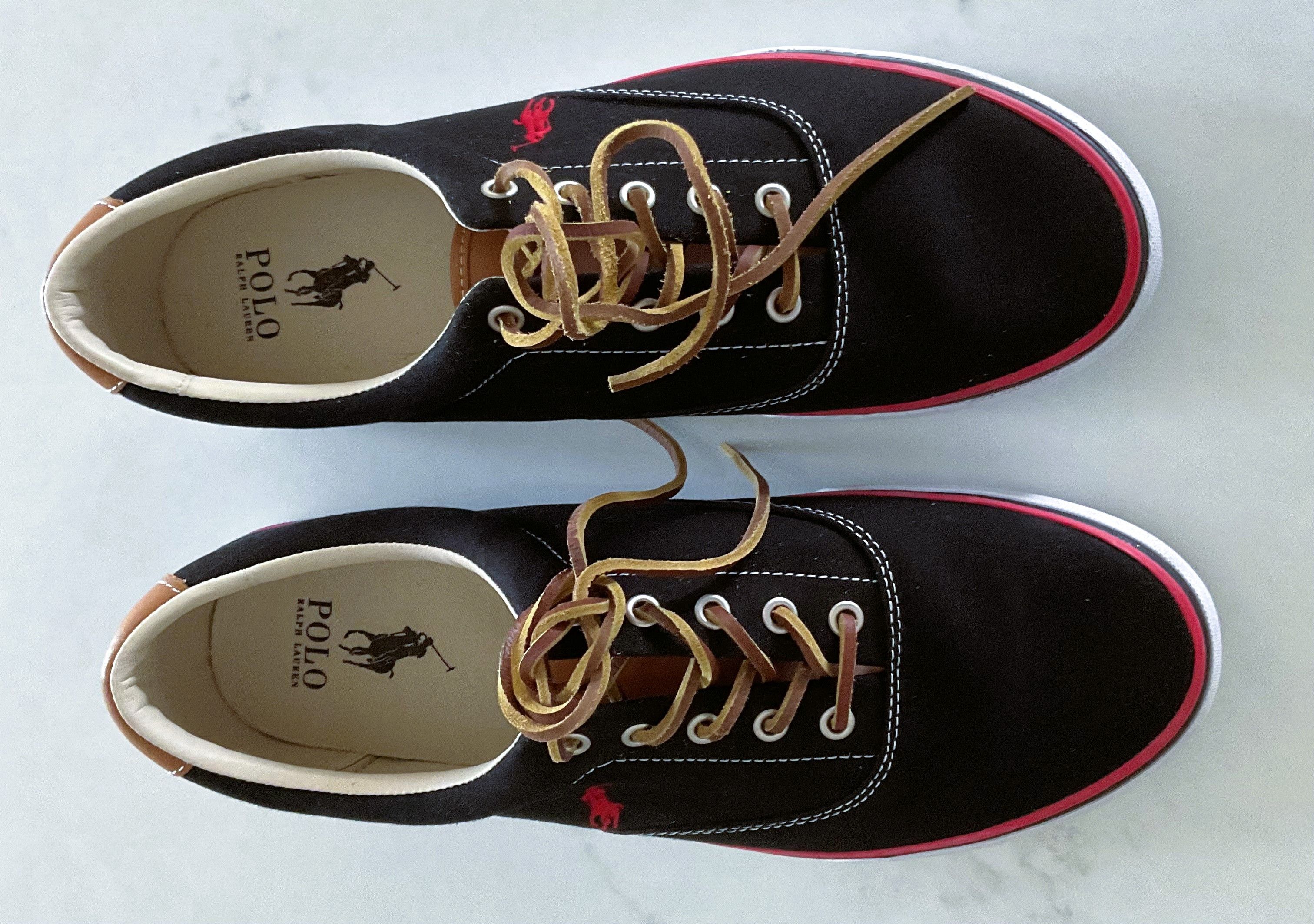 Polo Ralph Lauren Polo Ralph Lauren Keaton Canvas Pony Black Sneakers Size US 13 / EU 46 - 2 Thumbnail