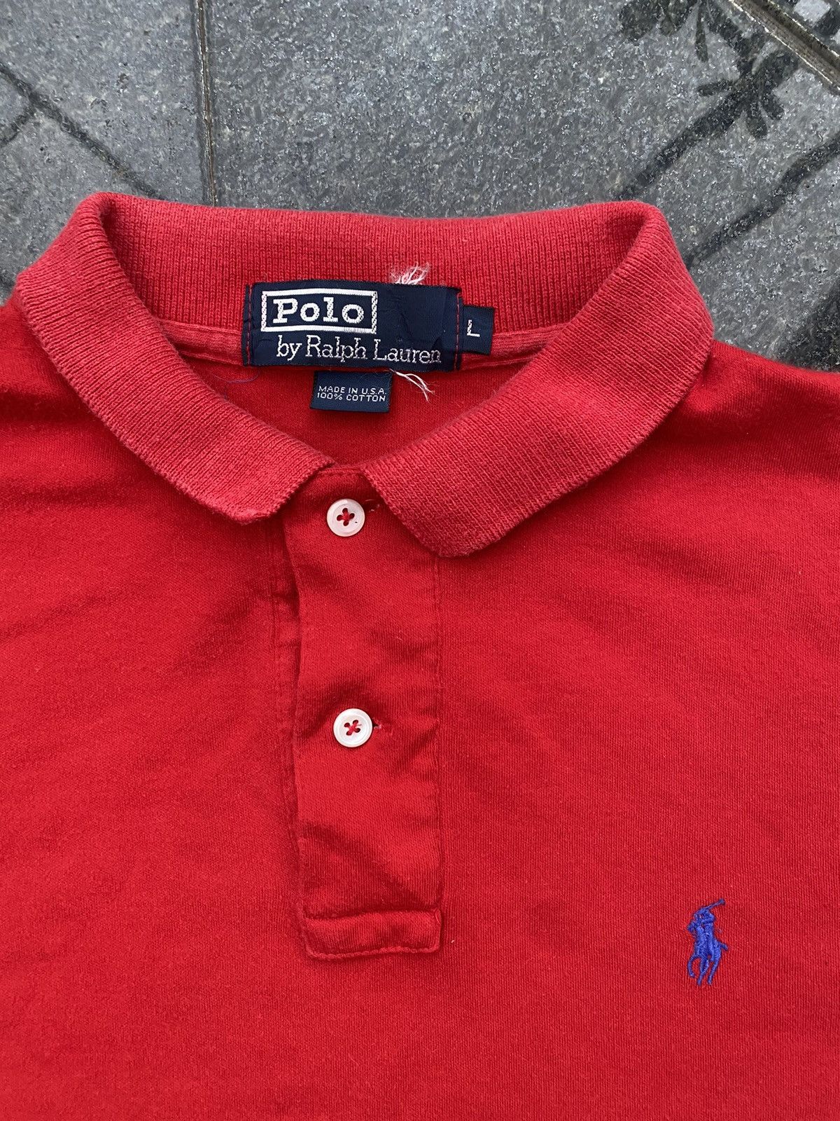 Polo Ralph Lauren × Vintage 90S POLO RL RARE LOGO RETRO Y2K OLD MONEY TEE TSHIRT Size US L / EU 52-54 / 3 - 4 Thumbnail
