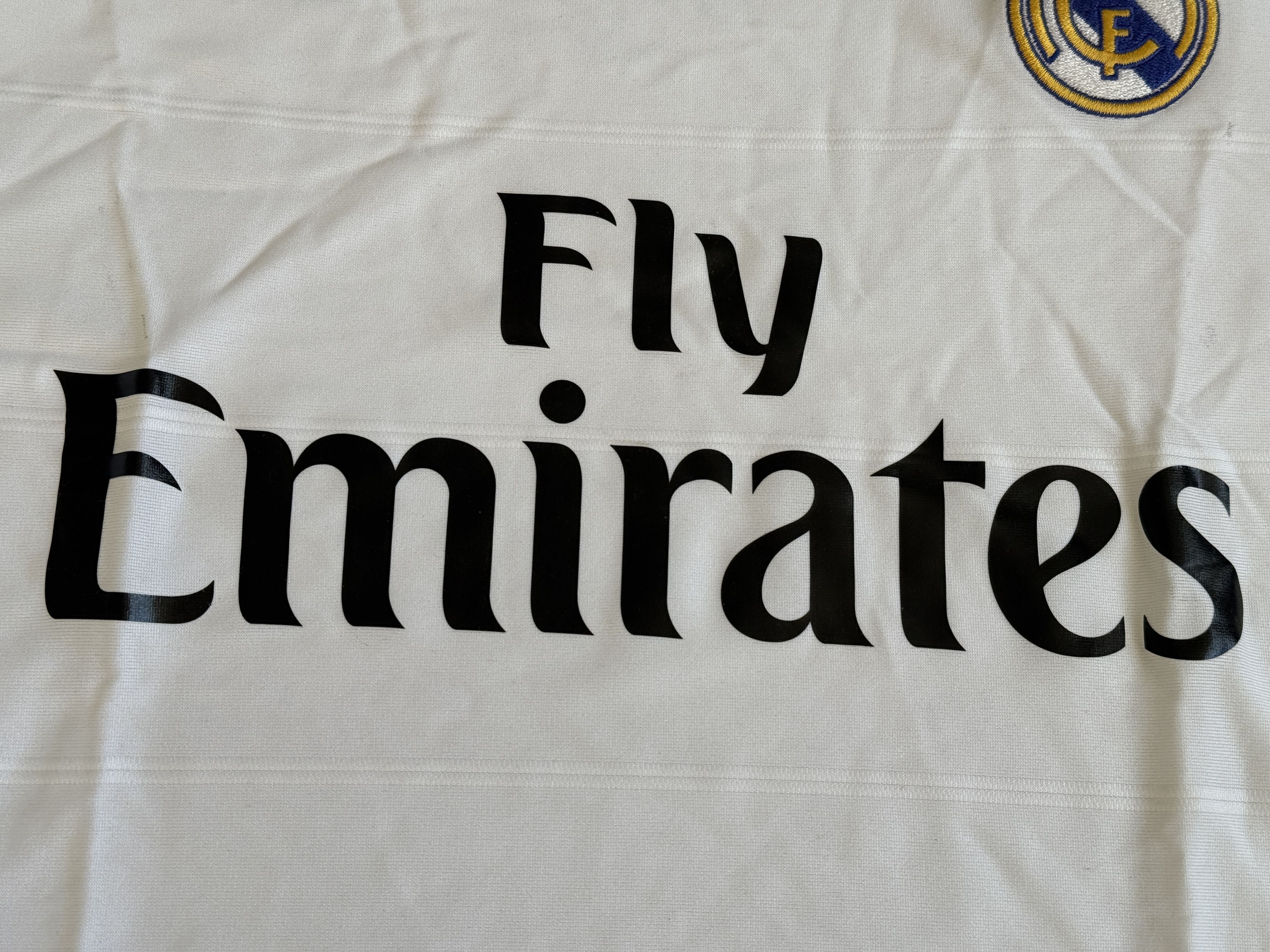 Adidas REAL MADRID 2014 2015 HOME SHIRT JERSEY CAMISETA ADIDAS L Size US L / EU 52-54 / 3 - 7 Thumbnail