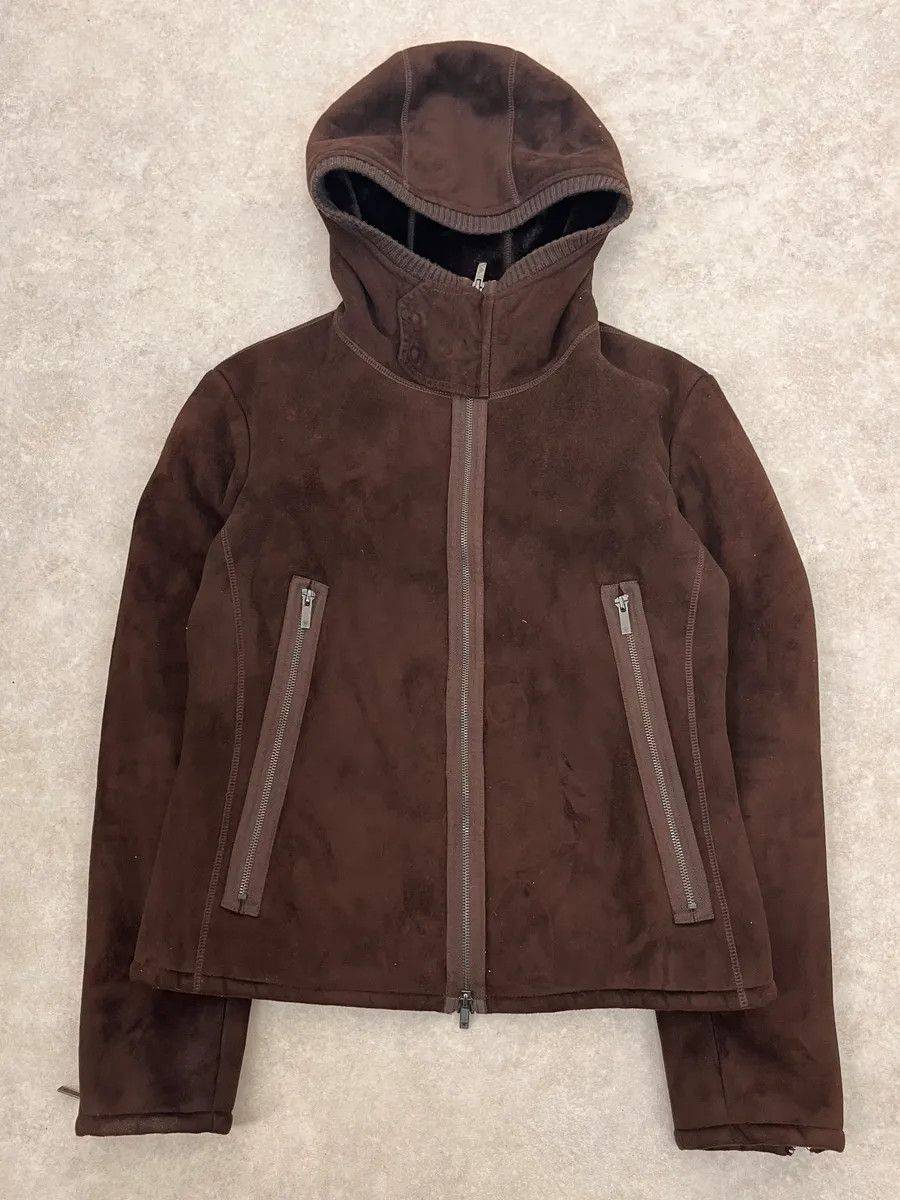 Emporio Armani FW2008 Emporio Armani Faux Shearling Brown Hooded Jacket Size US S / EU 44-46 / 1 - 4 Thumbnail
