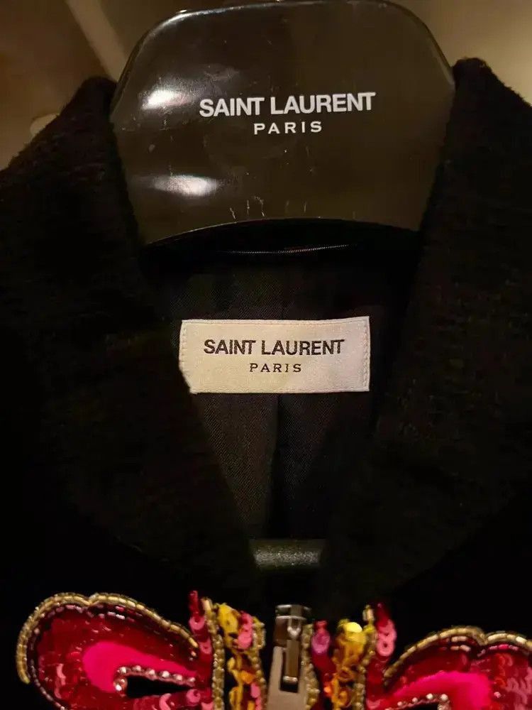 Saint Laurent Paris Sz 48 Saint Laurent Paris 18AW Velvet Patches Jacket-2507 Size US M / EU 48-50 / 2 - 4 Thumbnail