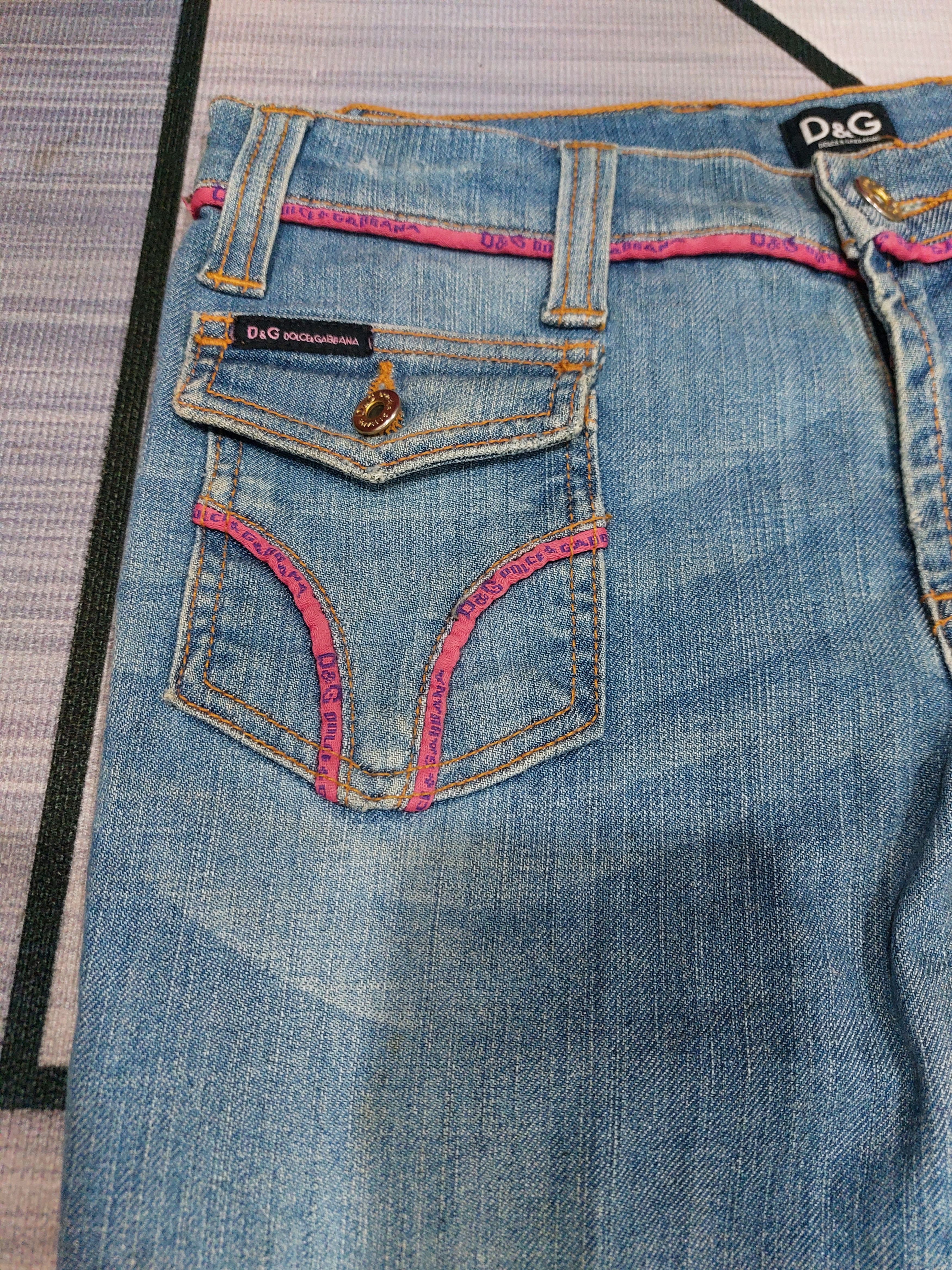 Dolce & Gabbana DOLCE & GABBANA FLARE Y2K JEANS Size 28" / US 6 / IT 42 - 5 Thumbnail
