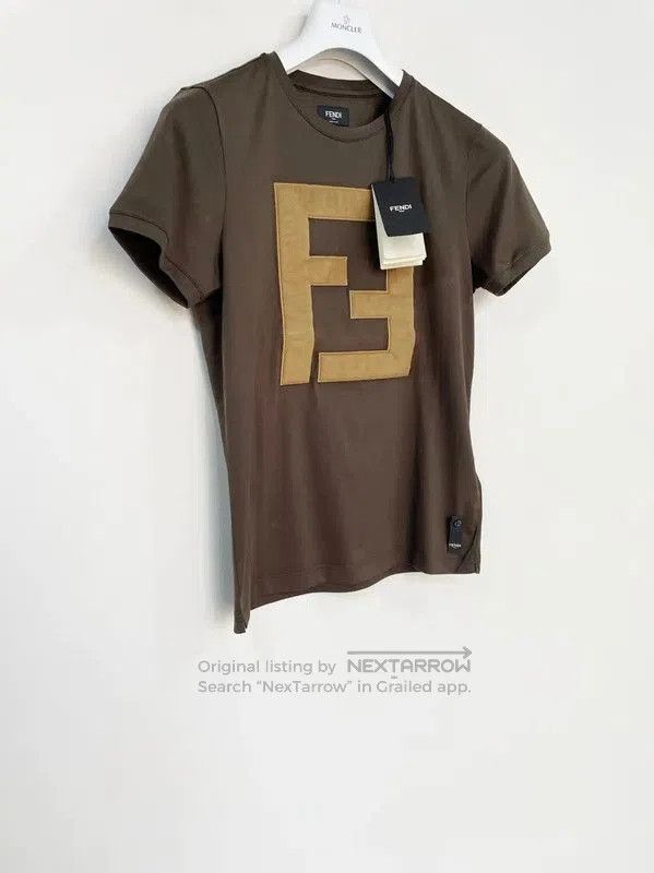 Other Fendi Brown Cotton Short Sleeve T-Shirt . Size US XS / EU 42 / 0 - 2 Thumbnail