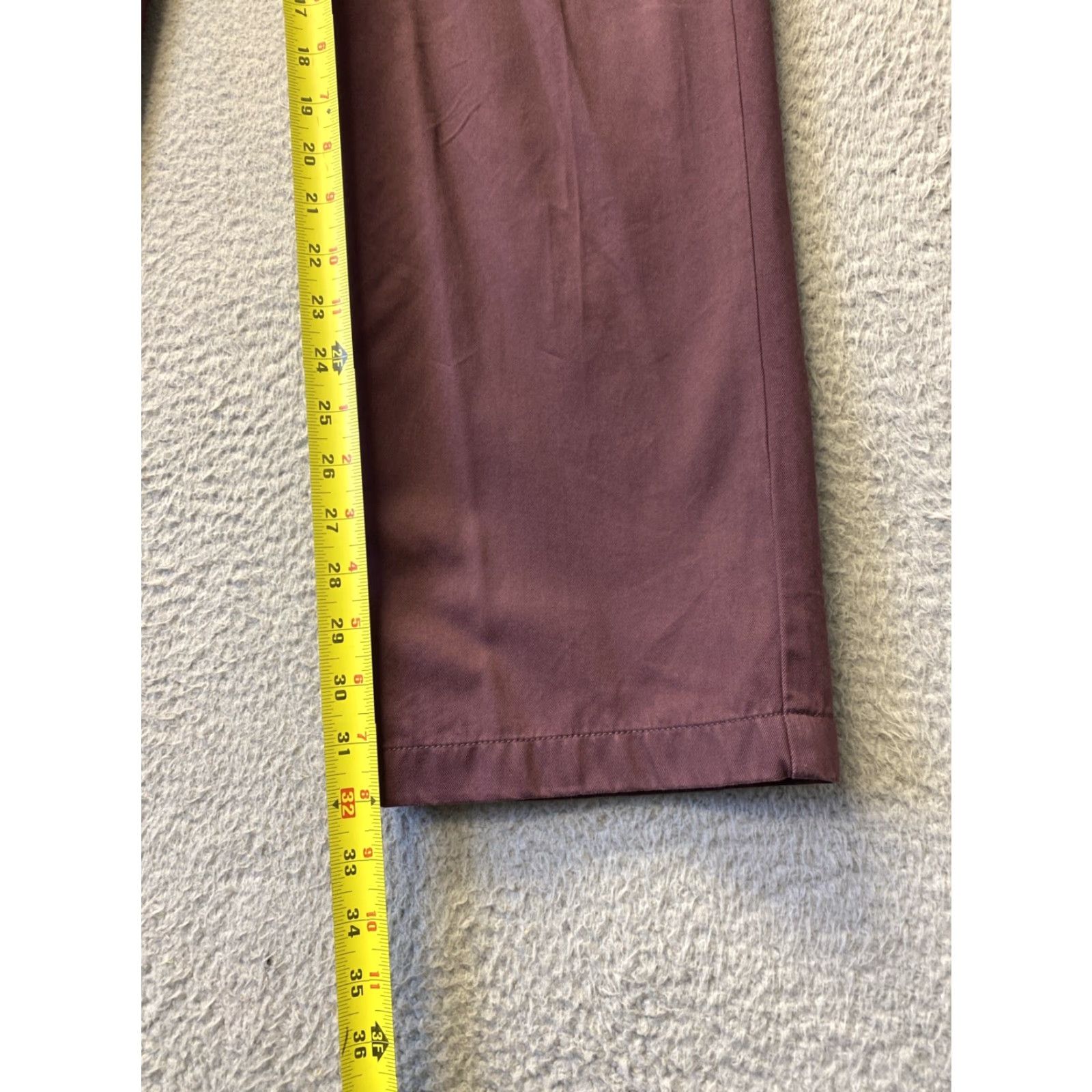 Southern Tide Southern Tide SkipJack Pants Men 34x32 Maroon Chino Straight /0397 Size US 34 / EU 50 - 4 Thumbnail