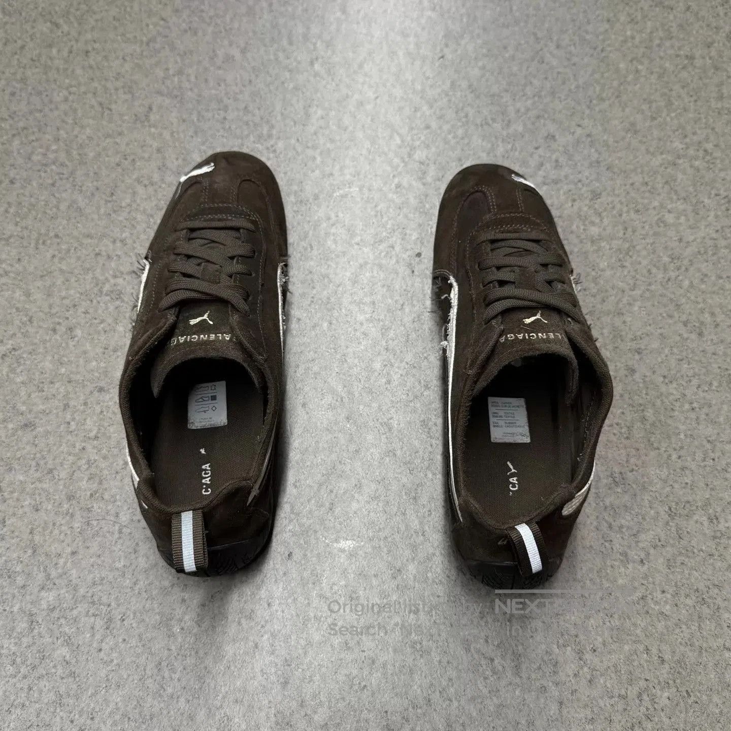 Balenciaga Brown Low-Top Sneakers Size 9. Size US 9 / EU 42 - 8 Thumbnail