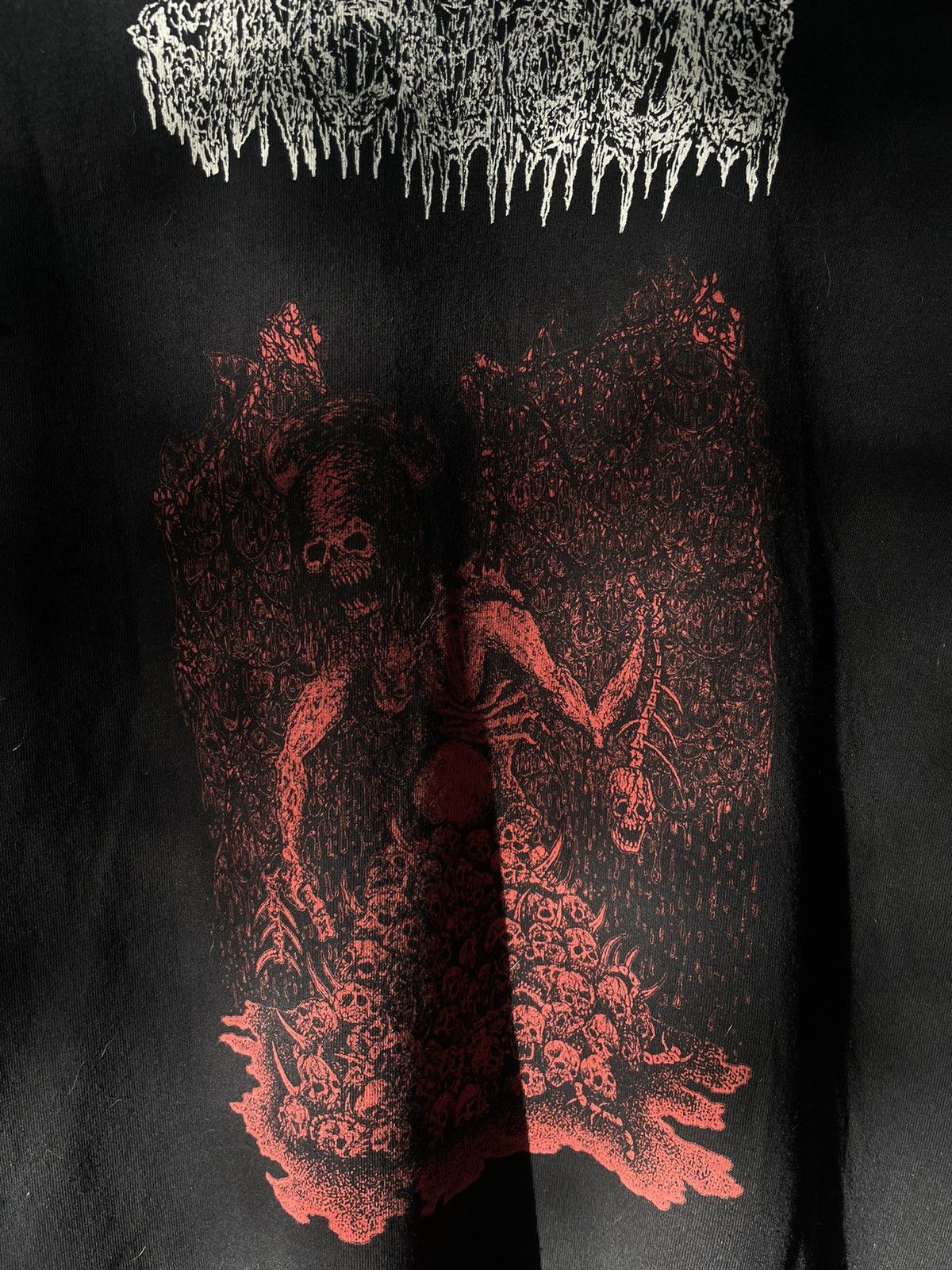 Band Tees × Vintage Vintage Black Hard Metal Skull Marduk T-Shirt Style Size US M / EU 48-50 / 2 - 4 Thumbnail