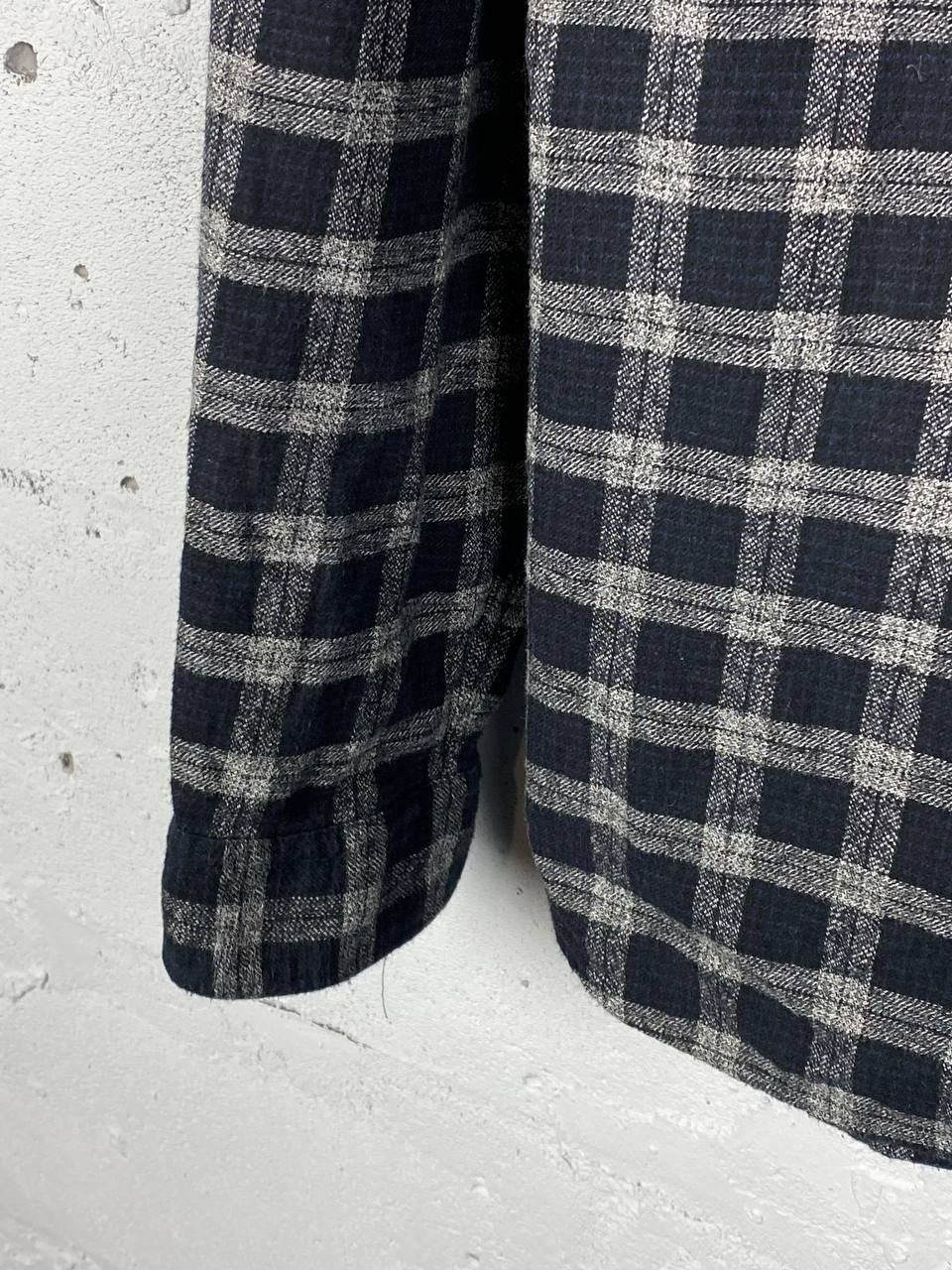 Allsaints Allsaints Prinzen Flannel Checkered Shirt Black Size M Size US M / EU 48-50 / 2 - 7 Thumbnail