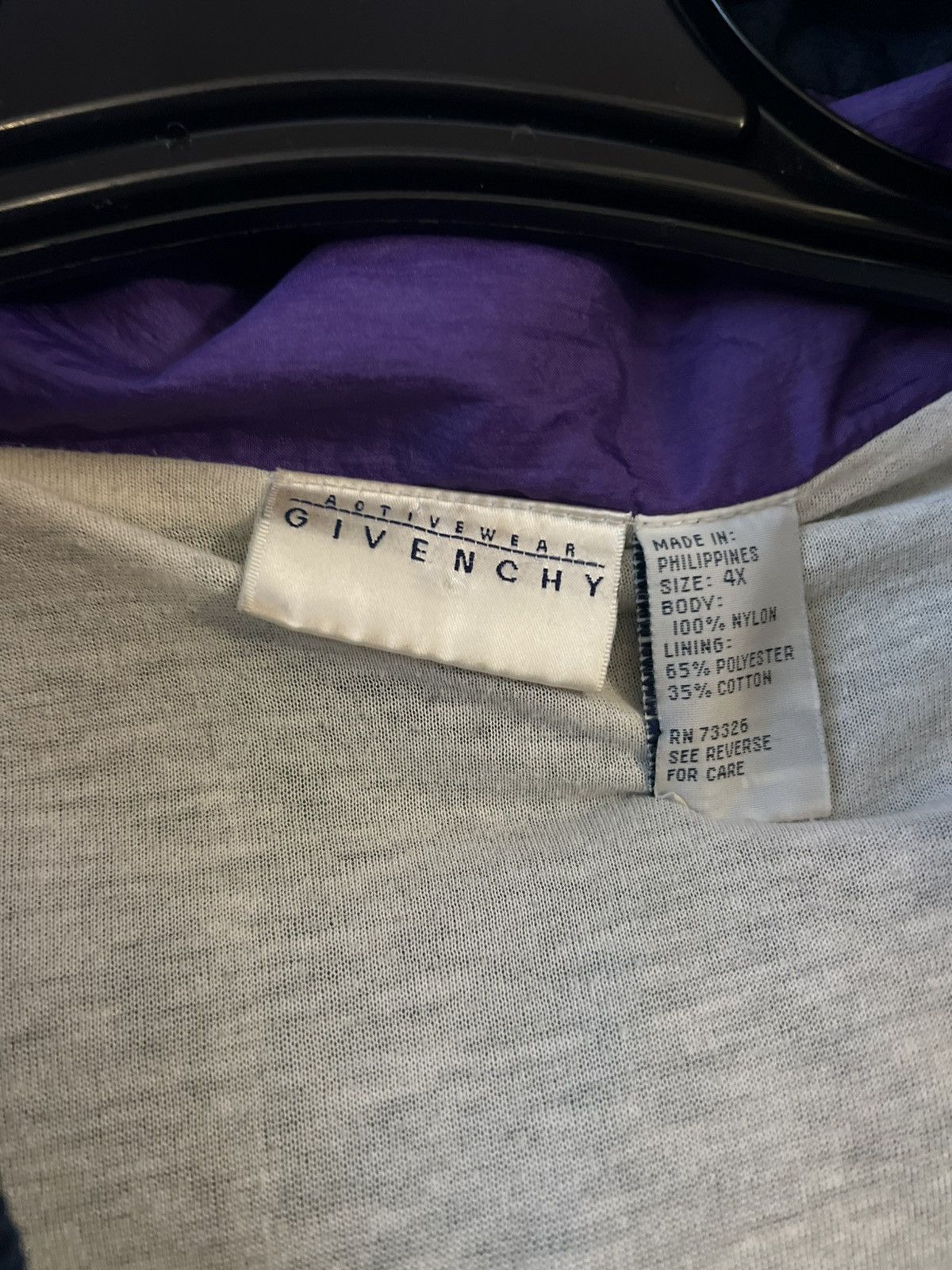Givenchy × Vintage [RARE] 90’s Givenchy Activewear Windbreaker Size US L / EU 52-54 / 3 - 5 Thumbnail