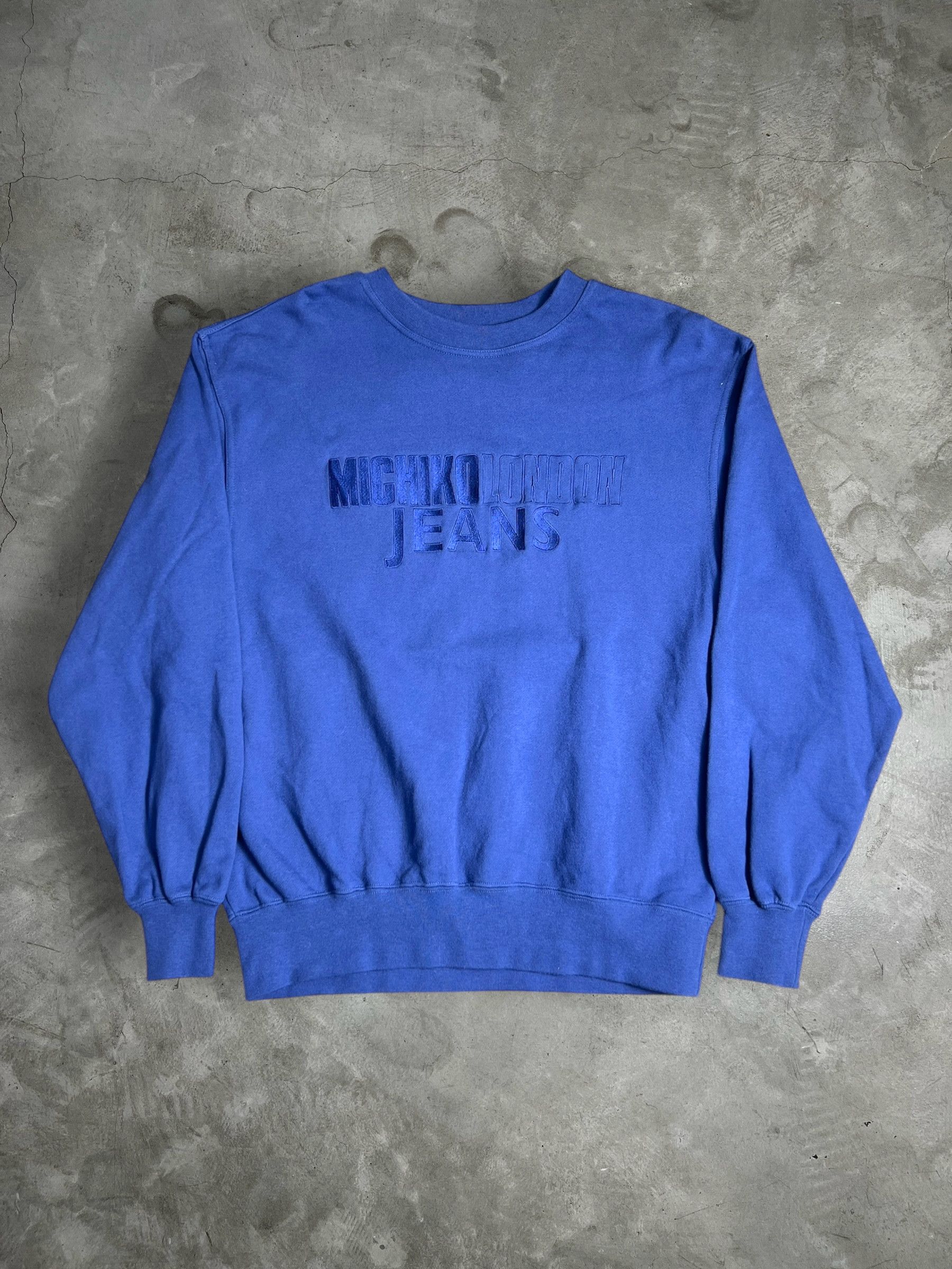 Michiko Koshino London VTG Michiko London Jeans Embroidery Sweatshirt (L) JKA020 Size US L / EU 52-54 / 3 - 1 Thumbnail