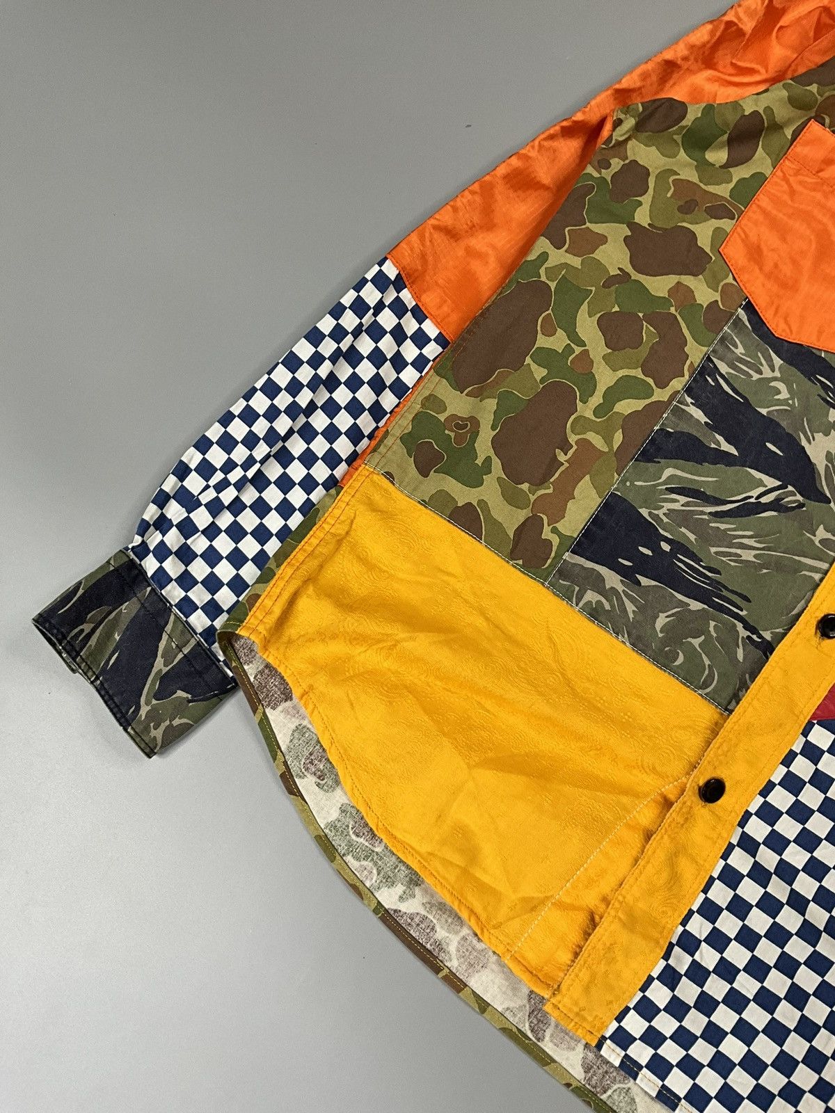 FDMTL FDMTL Boro Patchwork Rinse Shirt Size US L / EU 52-54 / 3 - 8 Thumbnail