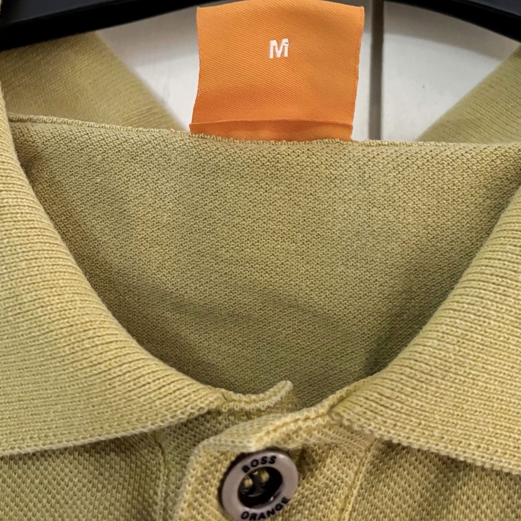 Hugo Boss HUGO BOSS Polo Shirt Pascha Slim Fit Mustard Orange Label Mens M Size US M / EU 48-50 / 2 - 7 Thumbnail