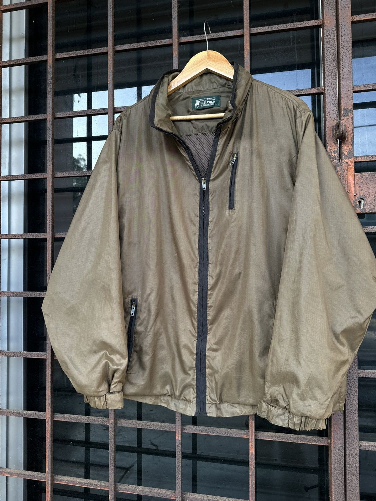 Vintage US Polo Association Light Bomber Jacket Size US L / EU 52-54 / 3 - 6 Thumbnail