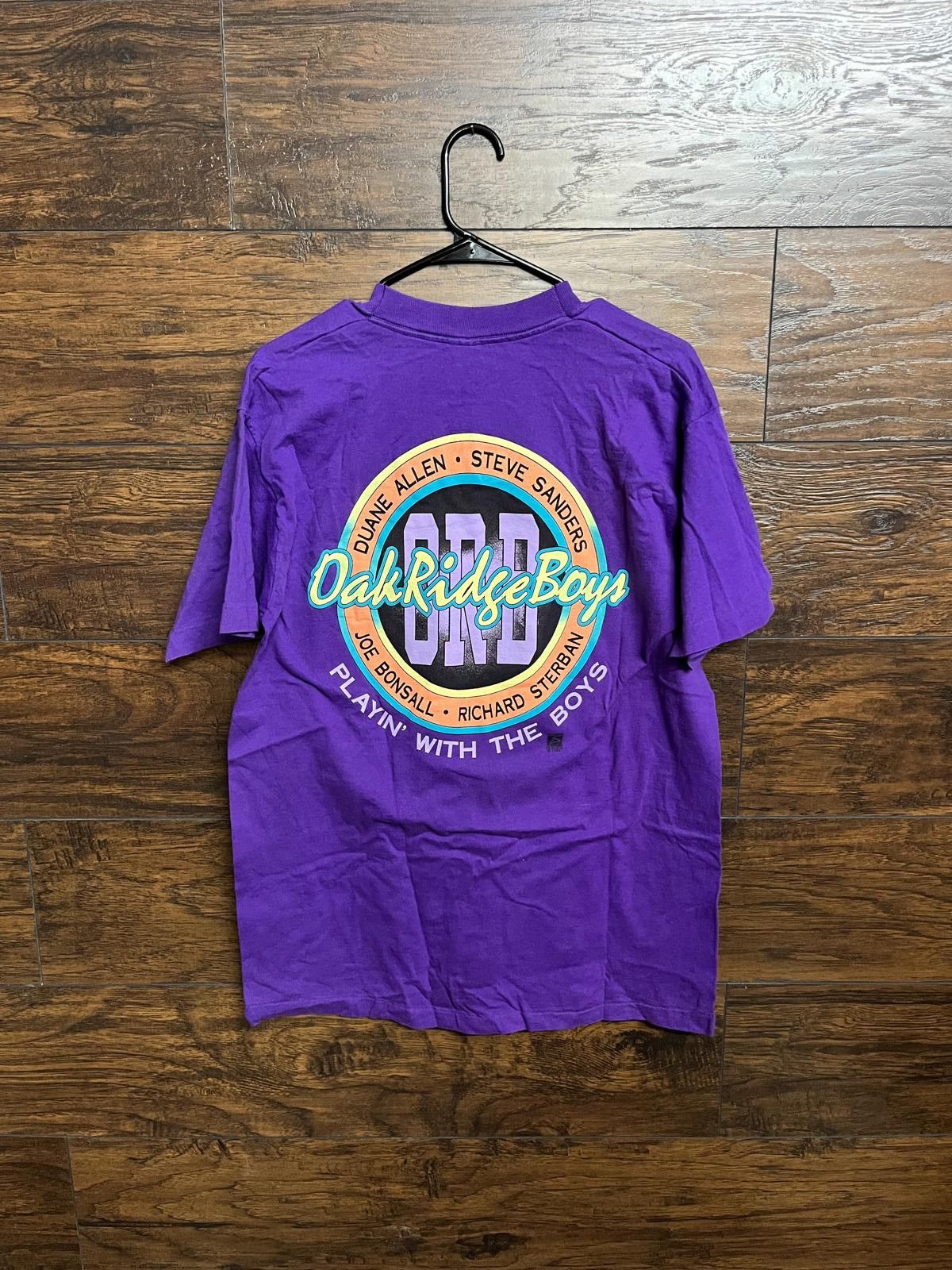 Designer Vintage Oak Ridge Boys Playin' with the Boys Tour T-shirt -L Size US L / EU 52-54 / 3 - 2 Thumbnail