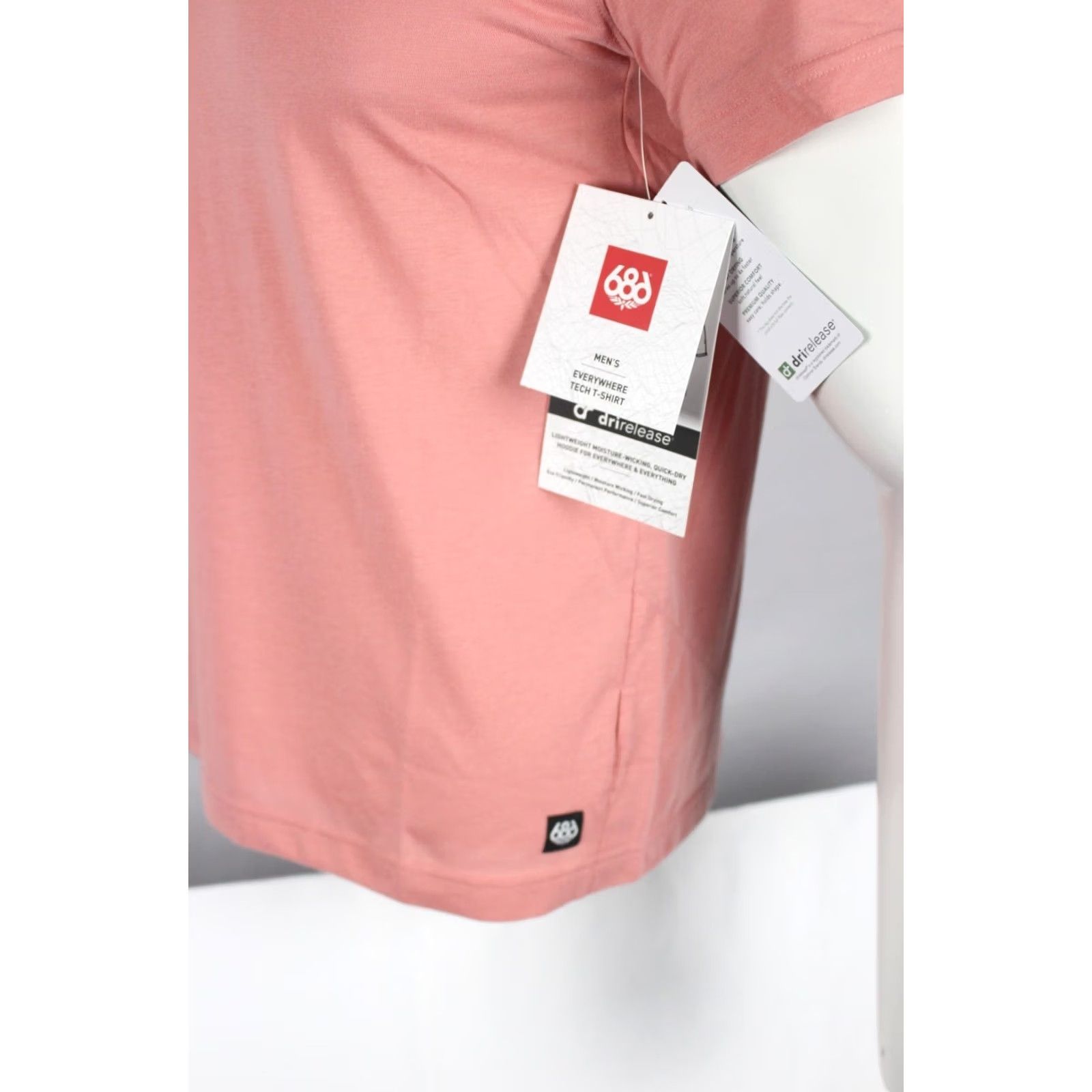 686 686 Men's Everywhere Tech T Shirt Short Sleeve S Rosette Pink Size US S / EU 44-46 / 1 - 3 Thumbnail