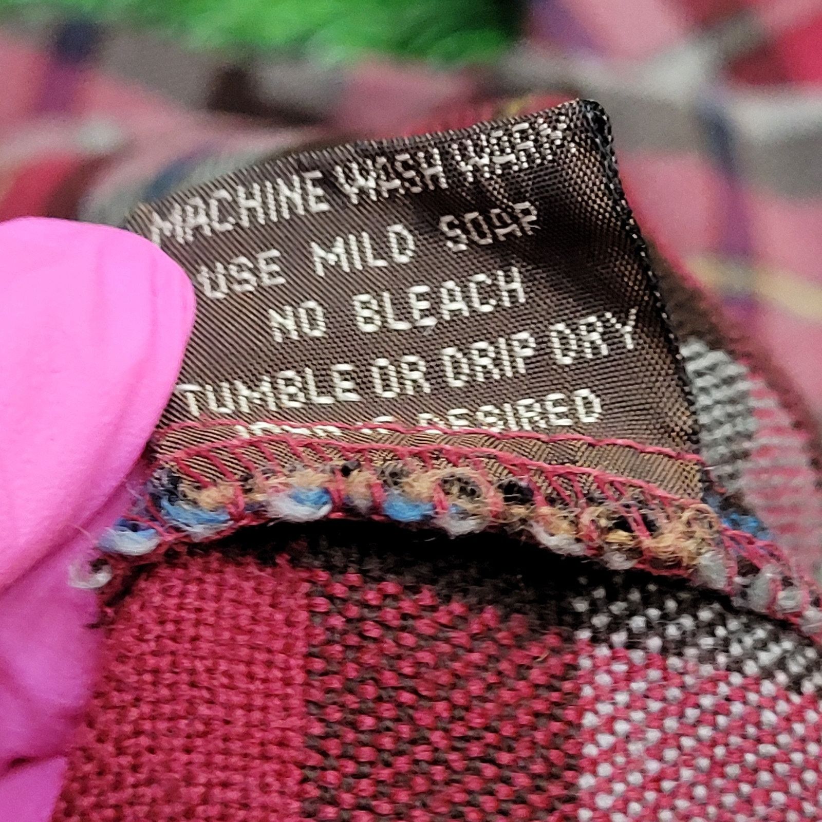 Vintage VTG Country-Squire By Block Plaid Shirt Medium 15.5 Acrylic Size US M / EU 48-50 / 2 - 10 Thumbnail