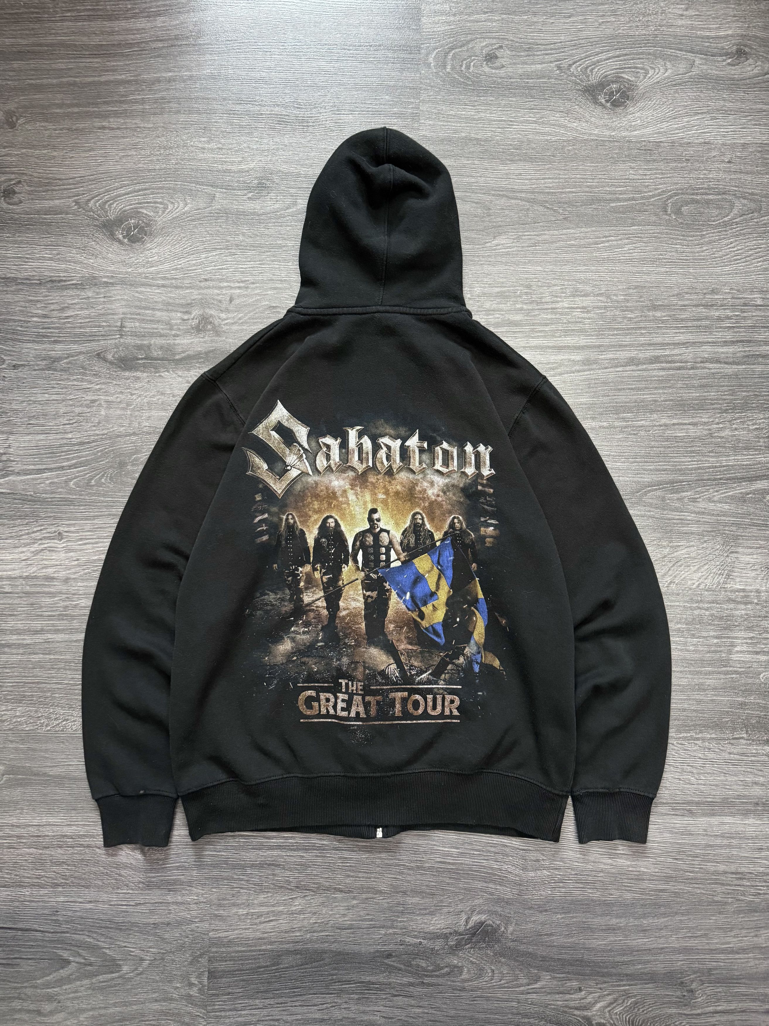 Band Tees Vintage Sabaton zip up hoodie swag rock metal band y2k Size US S / EU 44-46 / 1 - 2 Thumbnail