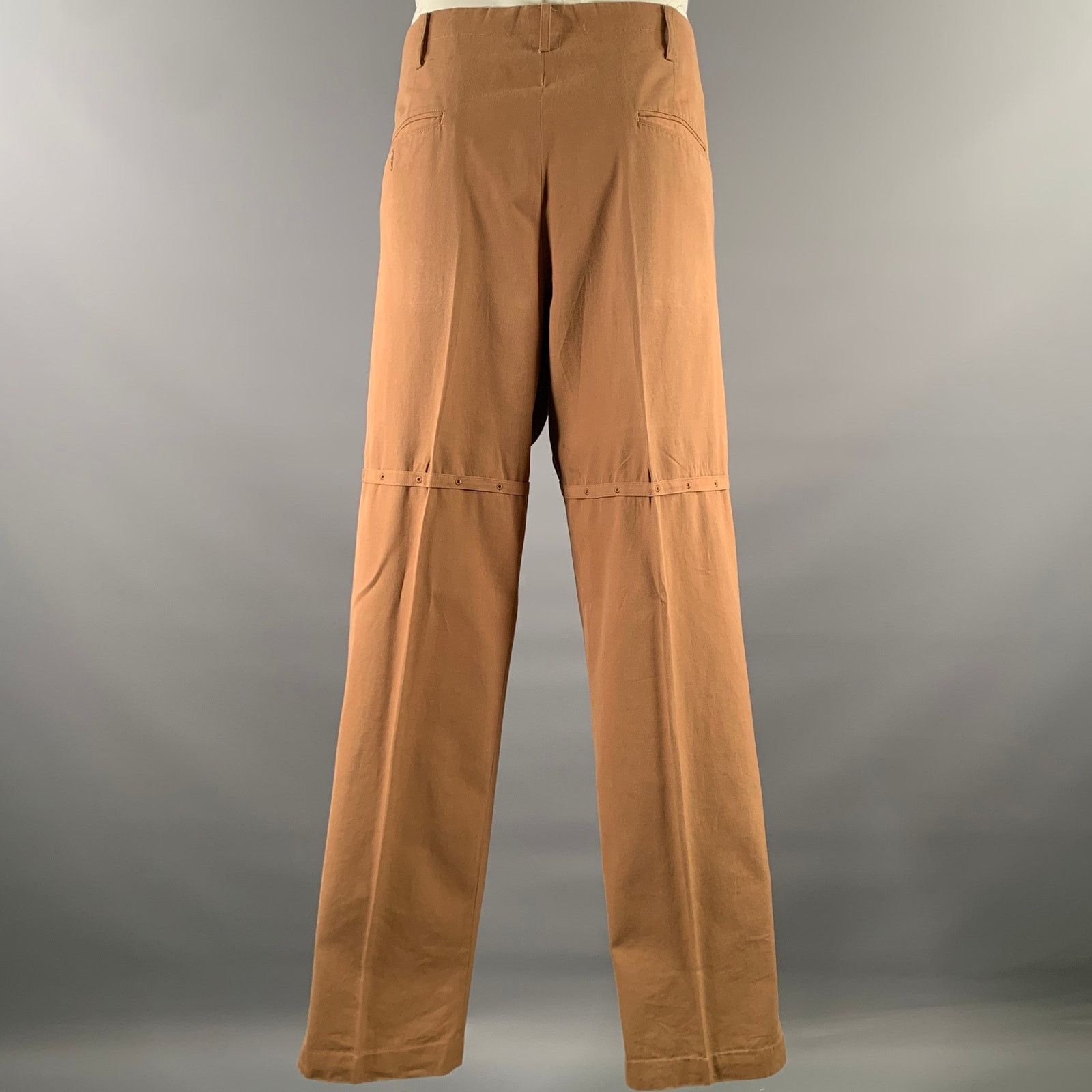 Yohji Yamamoto YOHJI YAMAMOTO Chest Size 50 Tan Cotton 40 33 Suit Size 50R - 5 Thumbnail