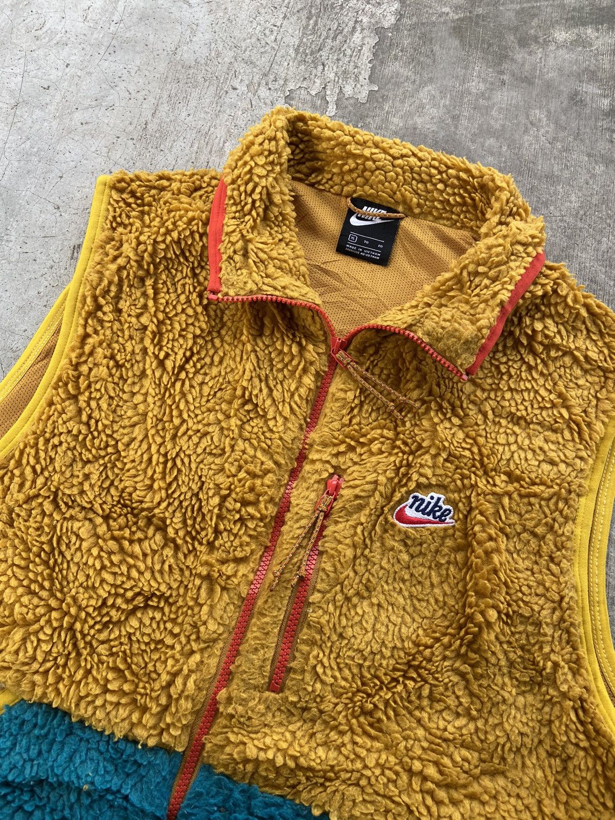 Nike Vintage 2000’s Nike Multicolour Hybrid Fleece Vest Size US XL / EU 56 / 4 - 2 Thumbnail